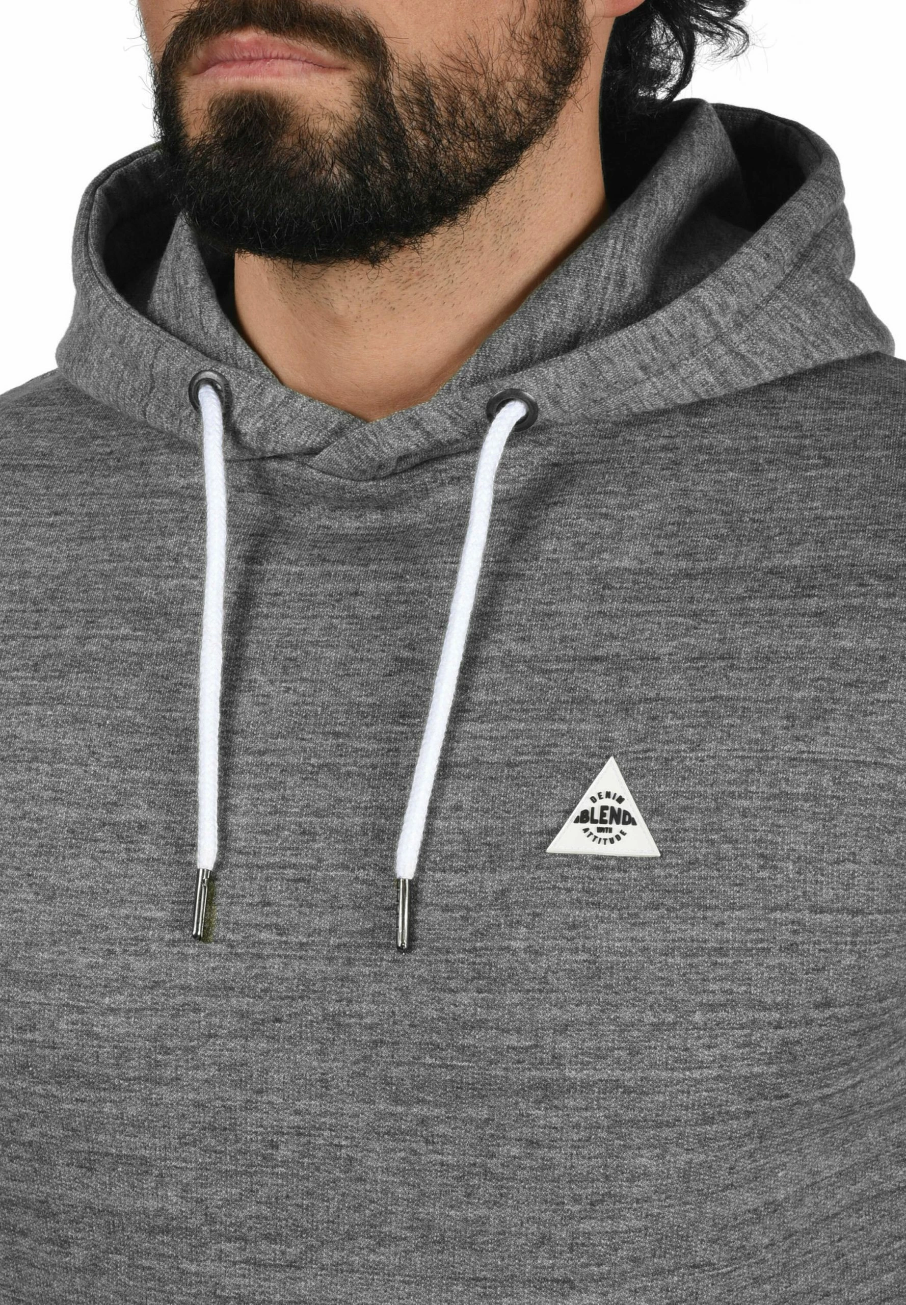 Blend Bhhenner - Jersey Con Capucha - Pewter Mix 4 Blend Bhhenner - Jersey Con Capucha - Pewter Mix - Imagen 4