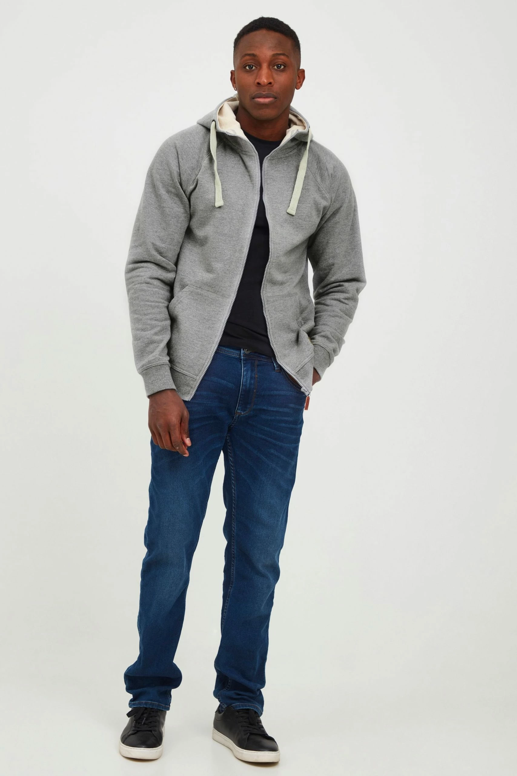 Blend Bhspeedy - Sudadera Con Cremallera - Grey 2 Blend Bhspeedy - Sudadera Con Cremallera - Grey - Imagen 2