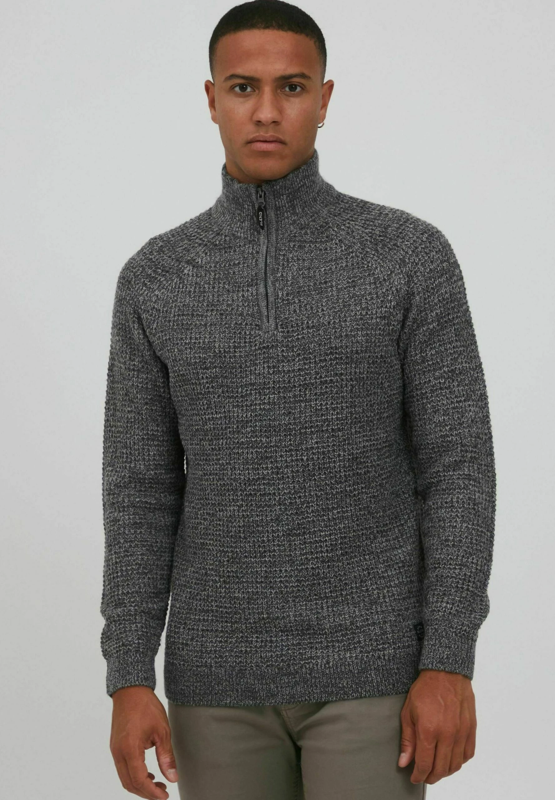 Blend Bhcarlton - Jersey De Punto - Charcoal Mix 1 Blend Bhcarlton - Jersey De Punto - Charcoal Mix