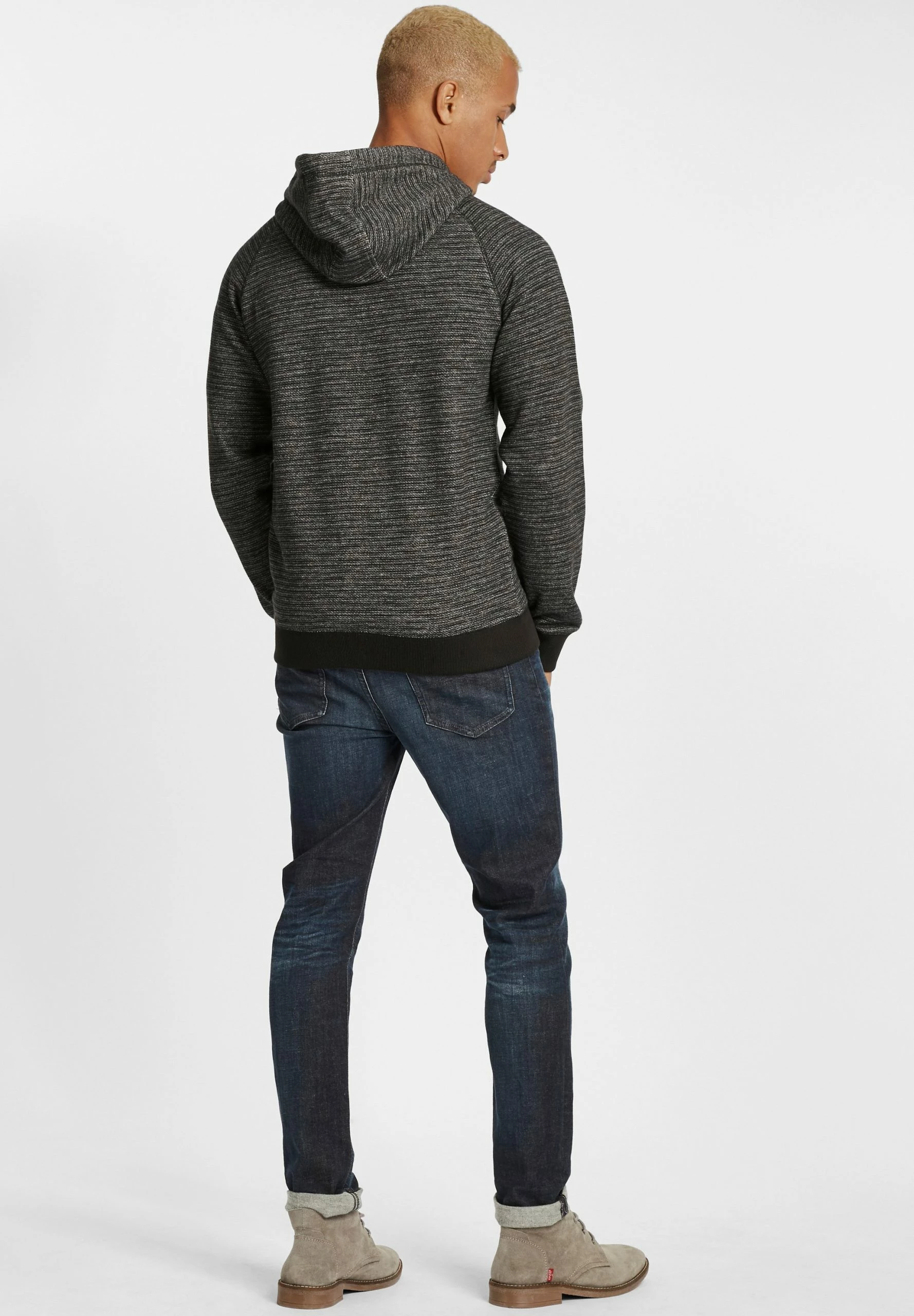 Blend Bhnuka - Sudadera Con Cremallera - Charcoal Mix 3 Blend Bhnuka - Sudadera Con Cremallera - Charcoal Mix - Imagen 3