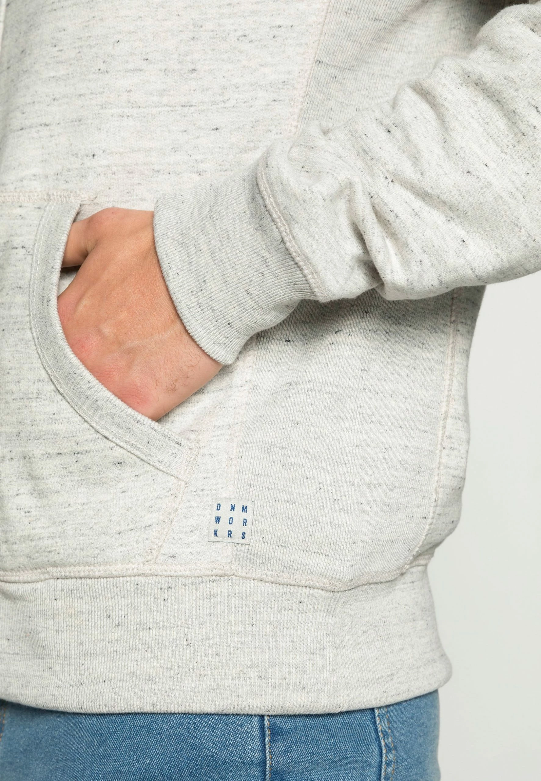 Blend Bhbhalton Zipthrough Sweatshirt - Sudadera Con Cremallera - Stone Mix 5 Blend Bhbhalton Zipthrough Sweatshirt - Sudadera Con Cremallera - Stone Mix - Imagen 5