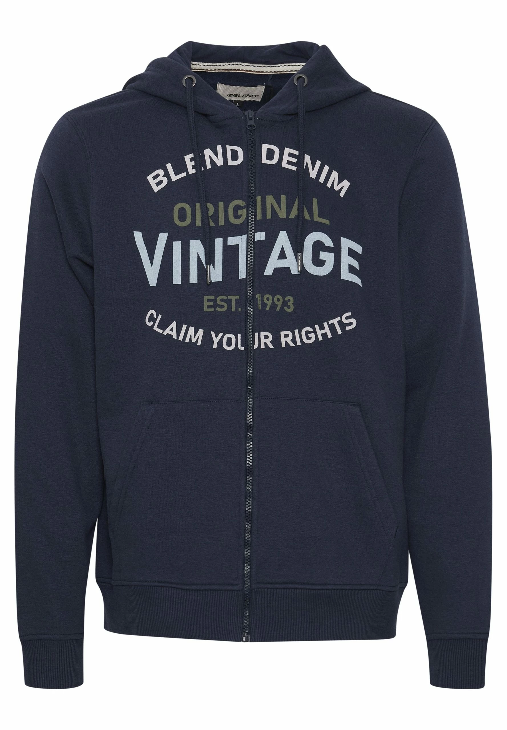 Blend Sudadera Con Cremallera - Dress Blues 6 Blend Sudadera Con Cremallera - Dress Blues - Imagen 6