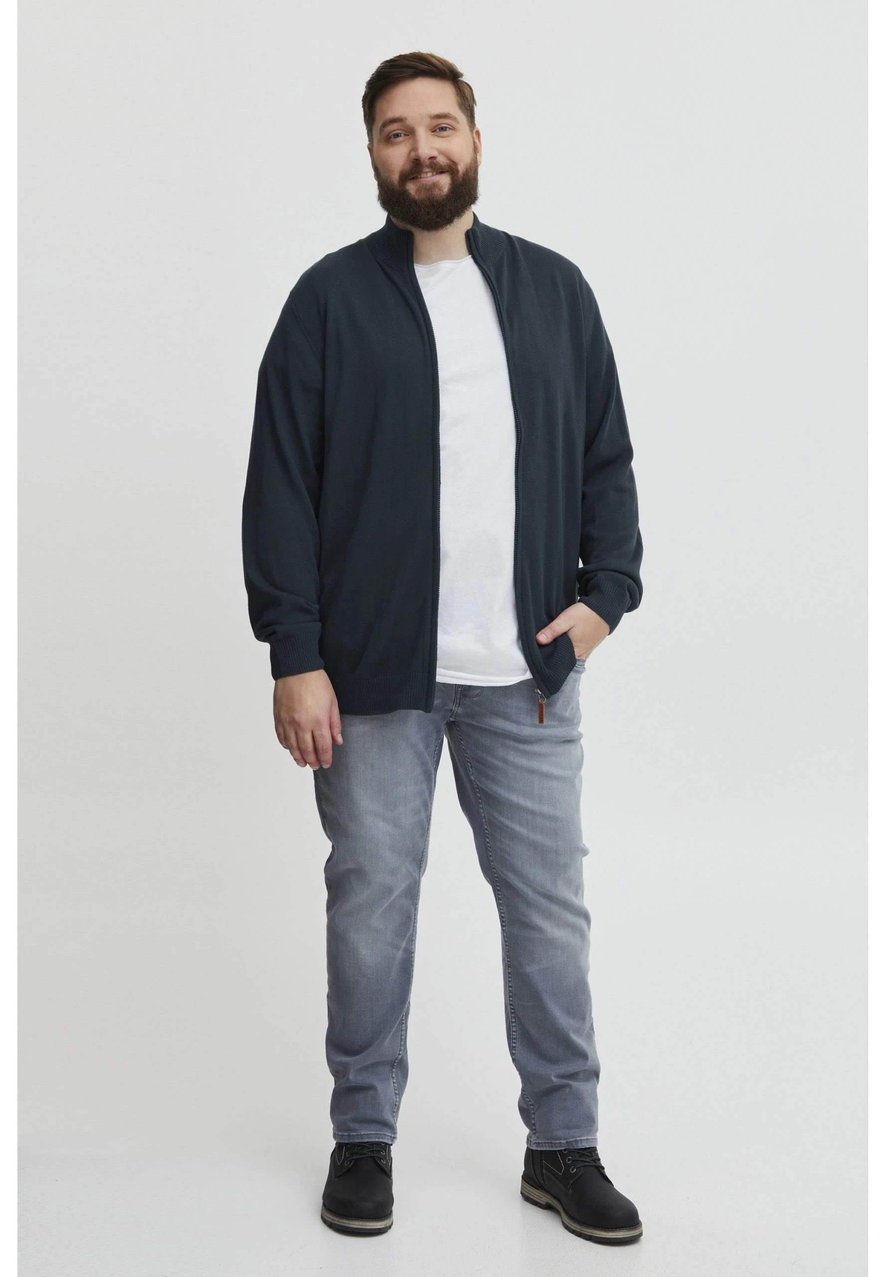 Blend Bhnorman Bt - Chaqueta De Punto - Dress Blues 2 Blend Bhnorman Bt - Chaqueta De Punto - Dress Blues - Imagen 2