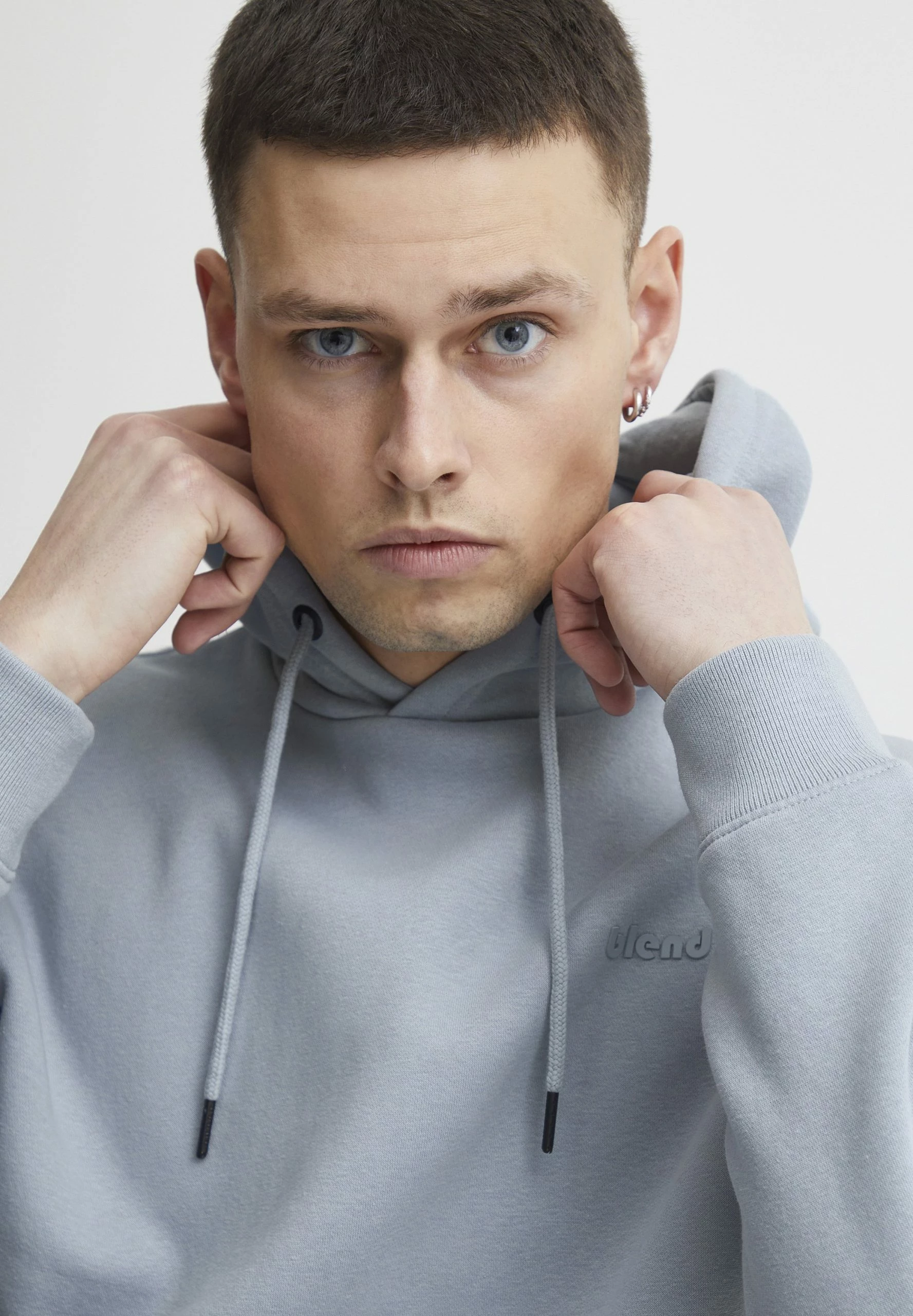 Blend Downtonbh - Jersey Con Capucha - Dusty Blue 4 Blend Downtonbh - Jersey Con Capucha - Dusty Blue - Imagen 4