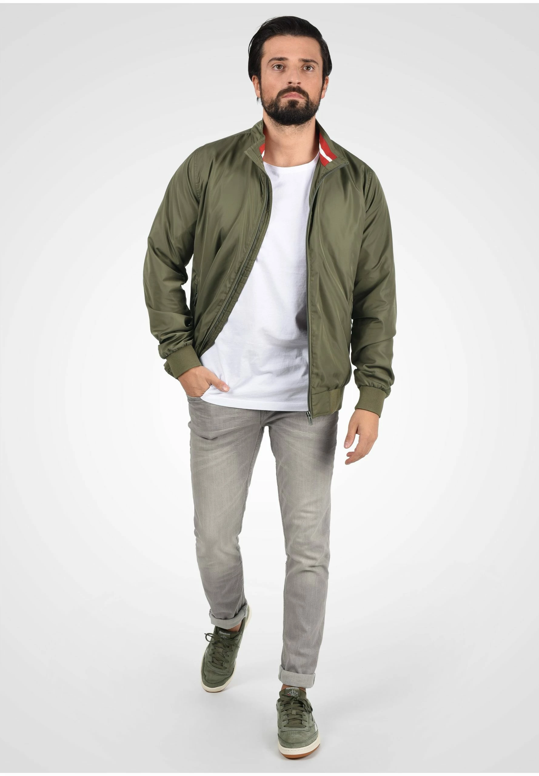 Blend Bhzyklo - Chaqueta De Entretiempo - Dusty Olive Green 2 Blend Bhzyklo - Chaqueta De Entretiempo - Dusty Olive Green - Imagen 2