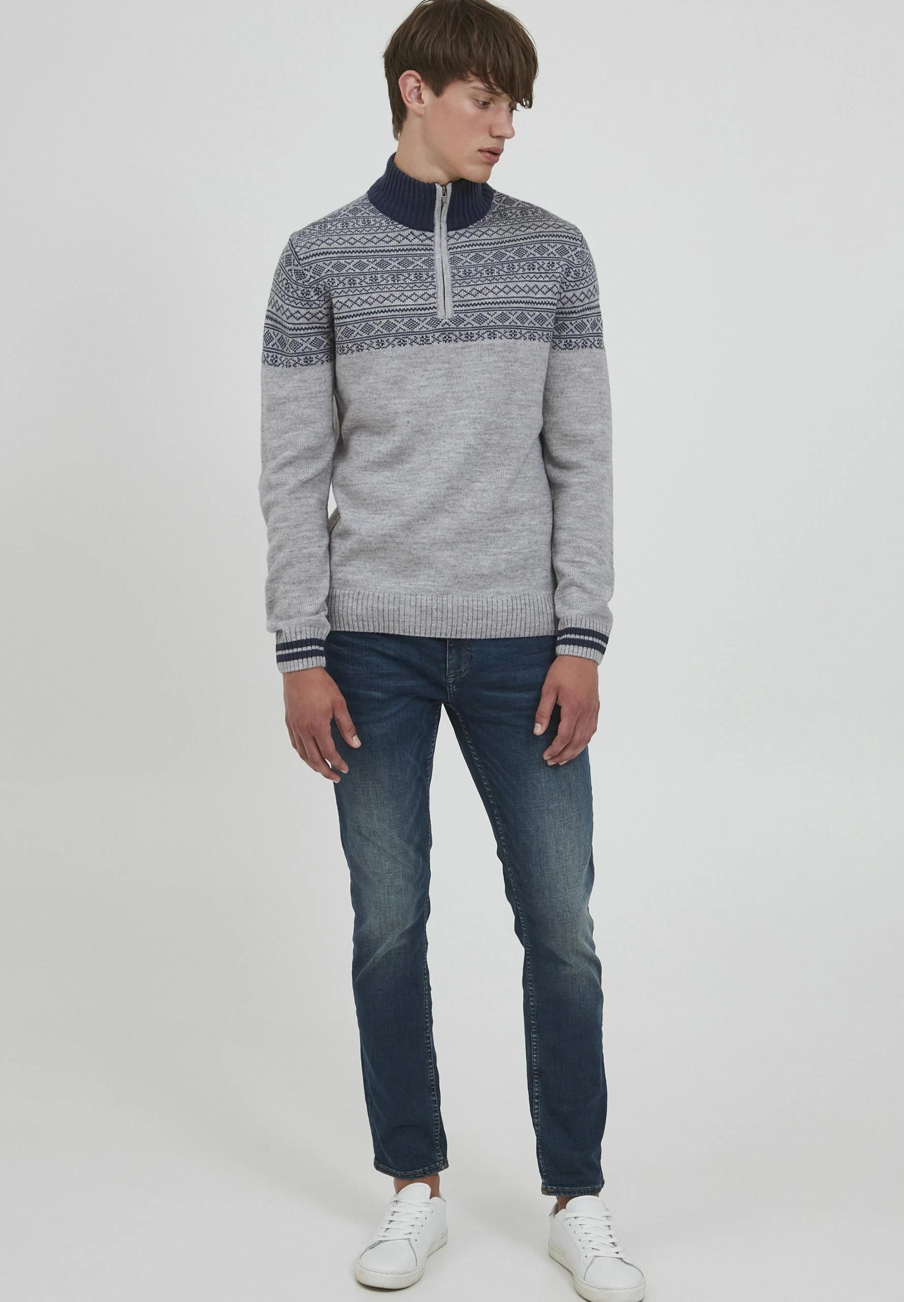 Blend Bhpullover - Jersey De Punto - Stone Mix 2 Blend Bhpullover - Jersey De Punto - Stone Mix - Imagen 2