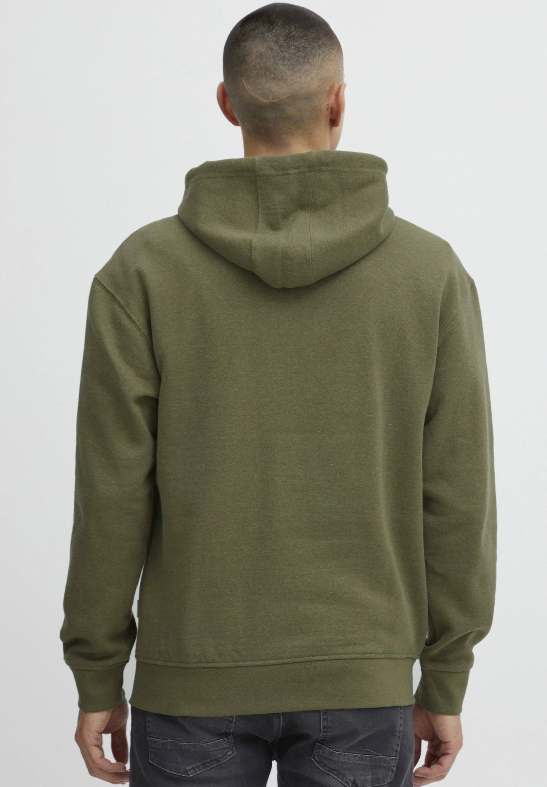 Blend Jersey Con Capucha - Military Olive 3 Blend Jersey Con Capucha - Military Olive - Imagen 3