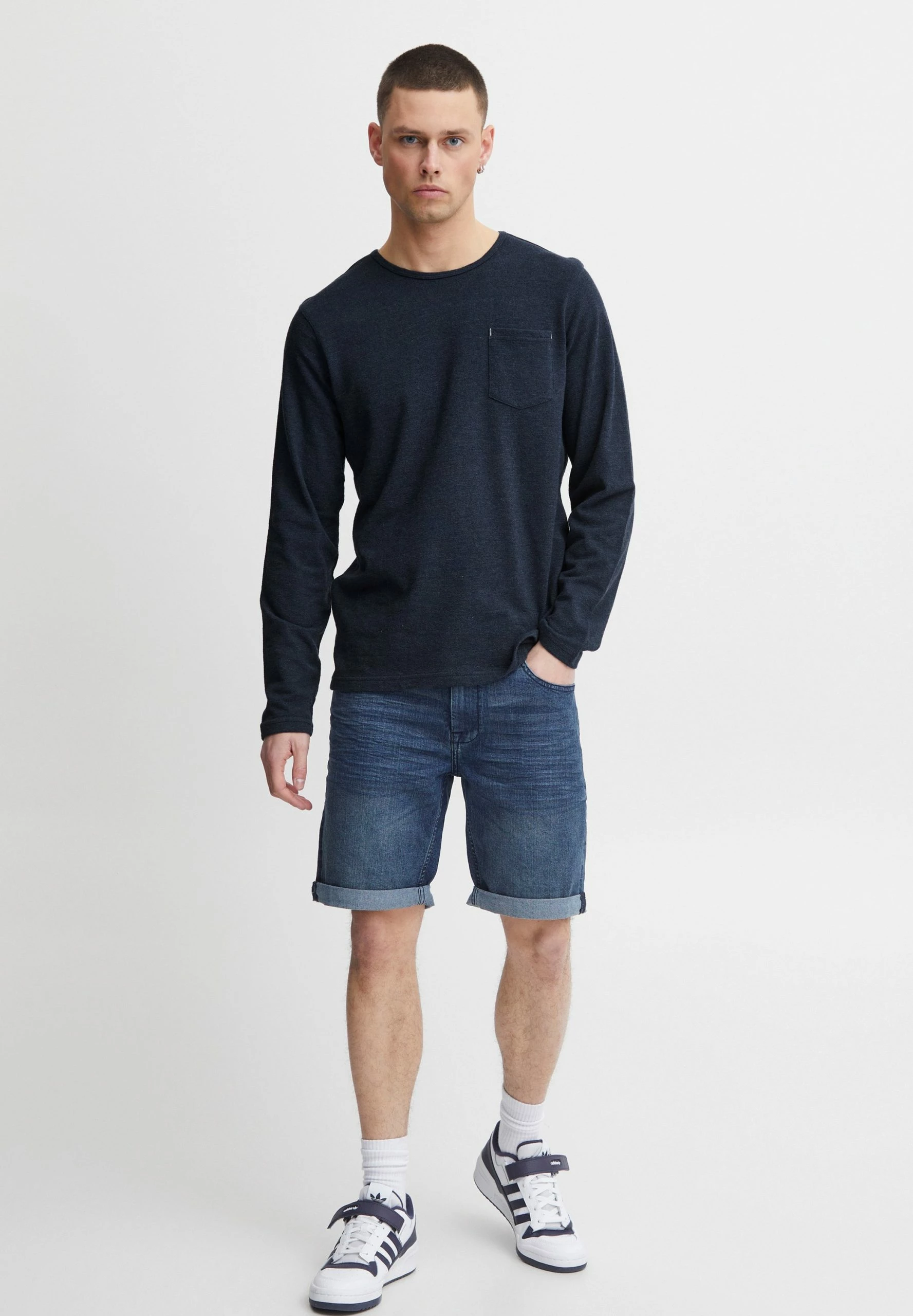 Blend Bhtee- Jersey De Punto - Dress Blues 2 Blend Bhtee- Jersey De Punto - Dress Blues - Imagen 2