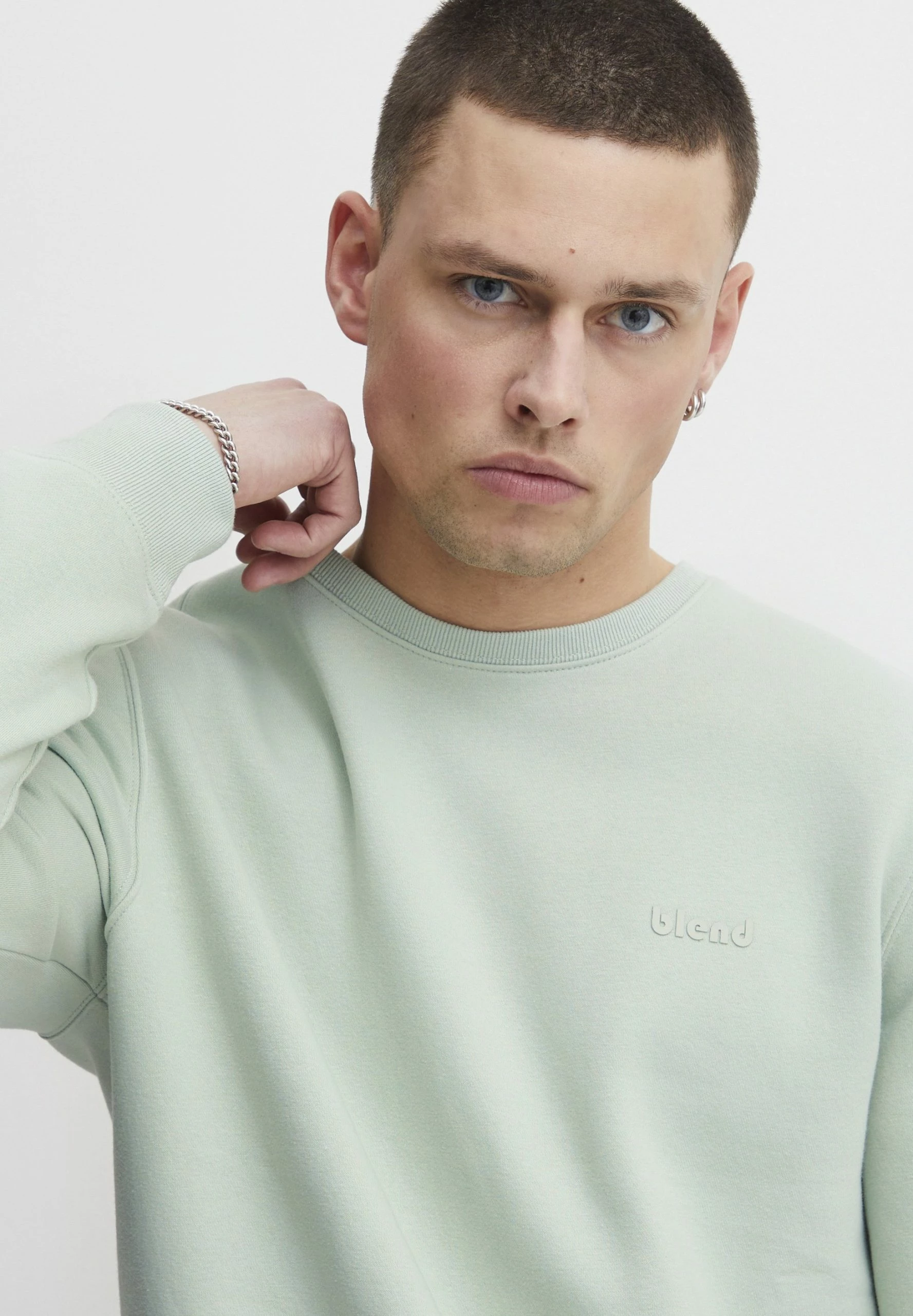 Blend Sudadera - Frosty Green 5 Blend Sudadera - Frosty Green - Imagen 5