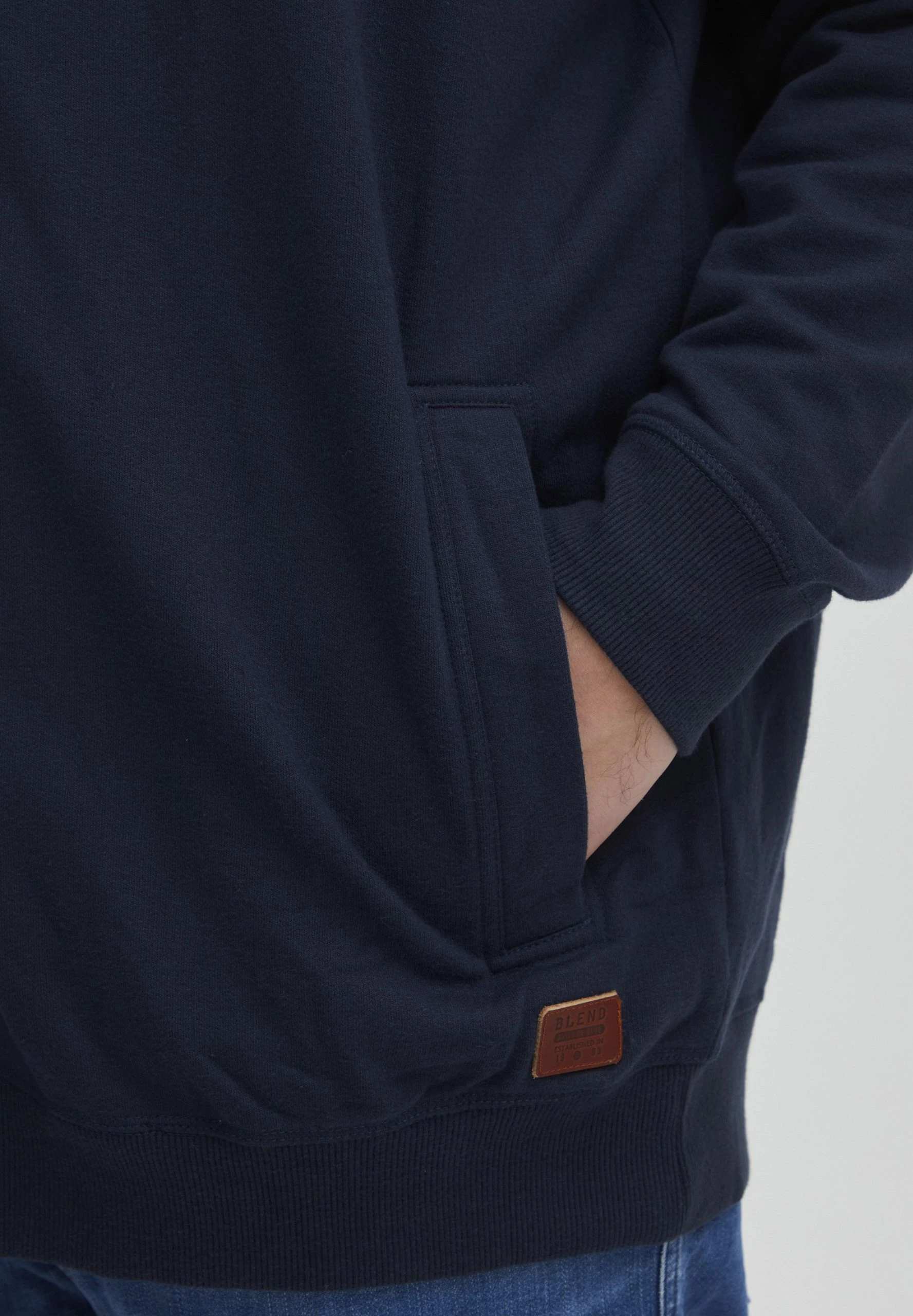 Blend Bhalio Bt - Sudadera Con Cremallera - Dress Blues 5 Blend Bhalio Bt - Sudadera Con Cremallera - Dress Blues - Imagen 5