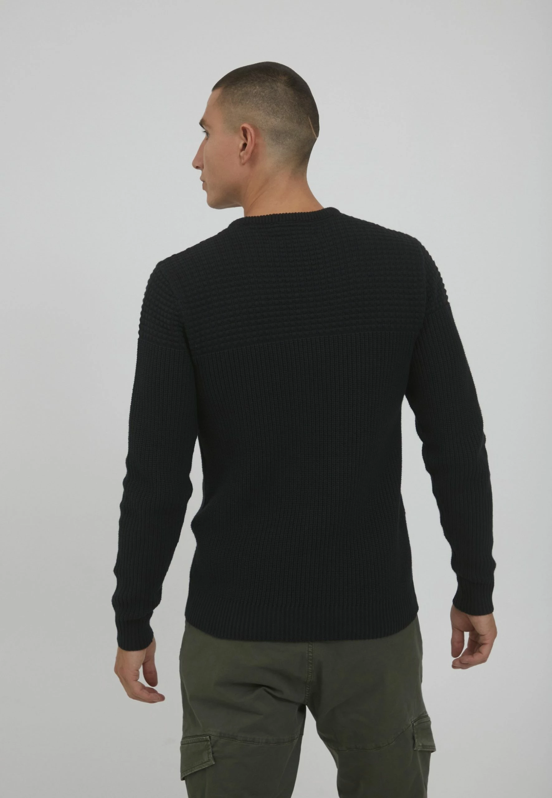 Blend Bhtafari - Jersey De Punto - Black 3 Blend Bhtafari - Jersey De Punto - Black - Imagen 3