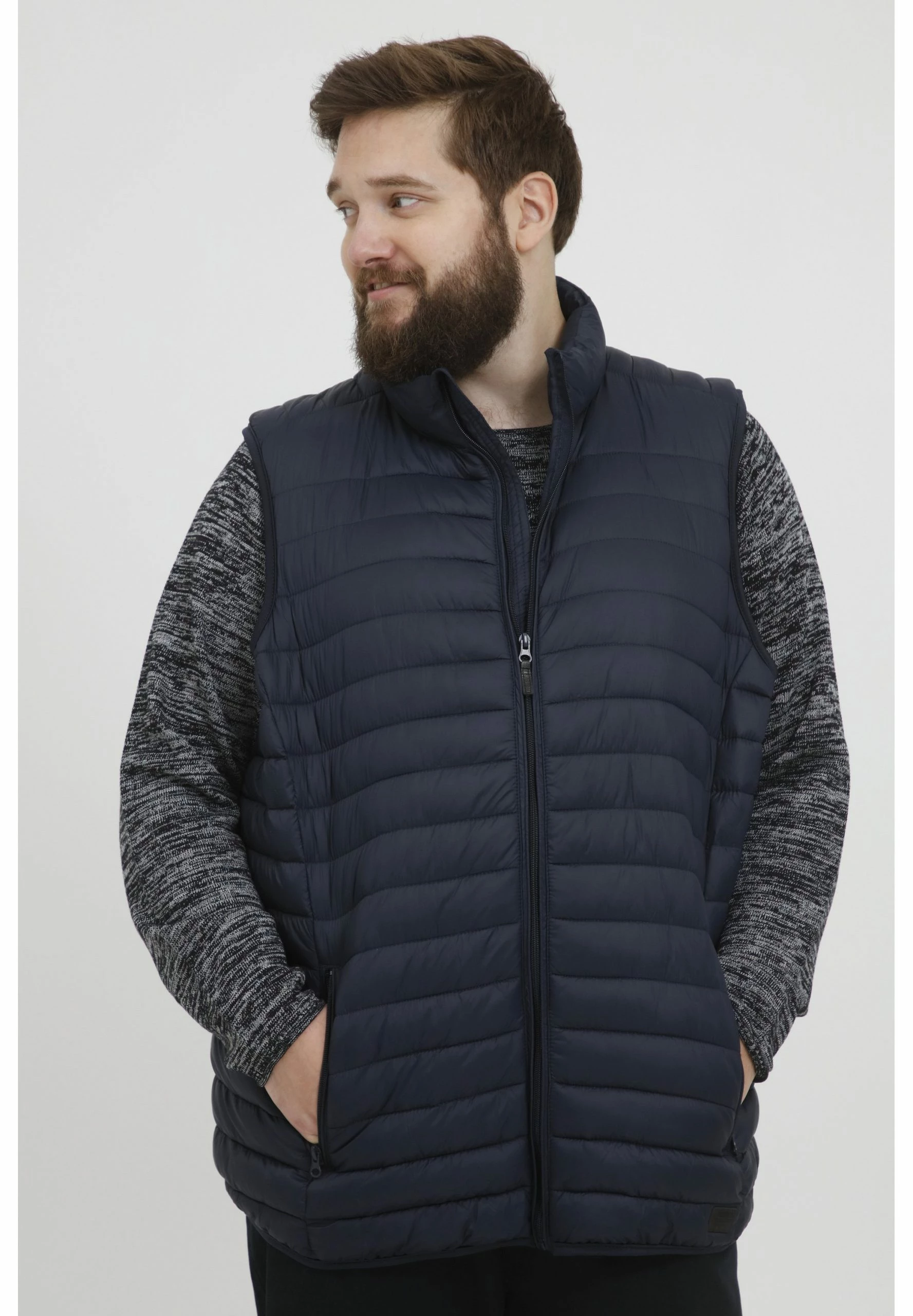 Blend Bhnille Bt - Chaleco - Dress Blues 1 Blend Bhnille Bt - Chaleco - Dress Blues