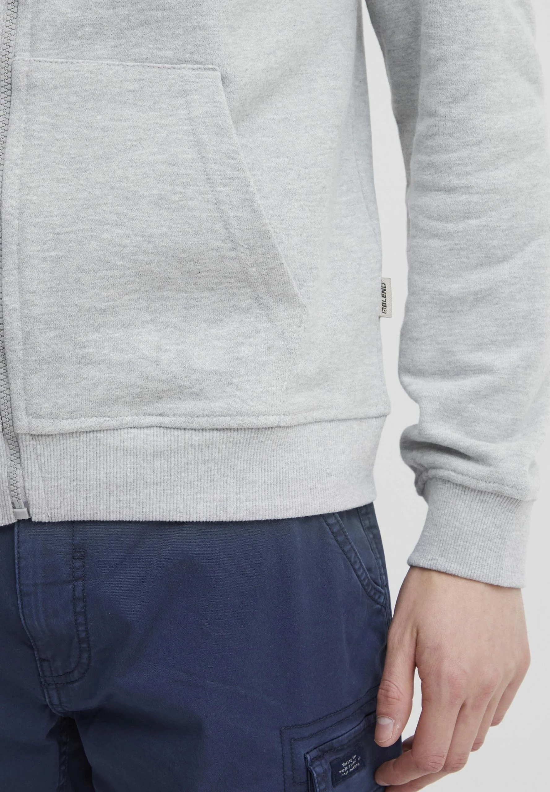 Blend Sudadera Con Cremallera - Stone Mix 5 Blend Sudadera Con Cremallera - Stone Mix - Imagen 5