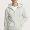 Blend Bhdownton Zipthrough - Sudadera Con Cremallera - Egret