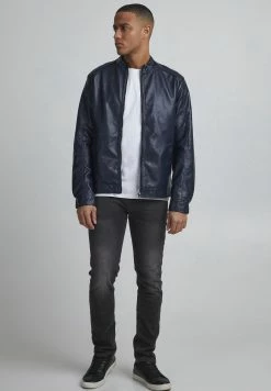 Blend Outerwear - Chaqueta De Cuero Sintético - Dress Blues 7 Blend Outerwear - Chaqueta De Cuero Sintético - Dress Blues -Viento y Calor Tienda 7cac2abb29174c689cb70b4e3c1801a9