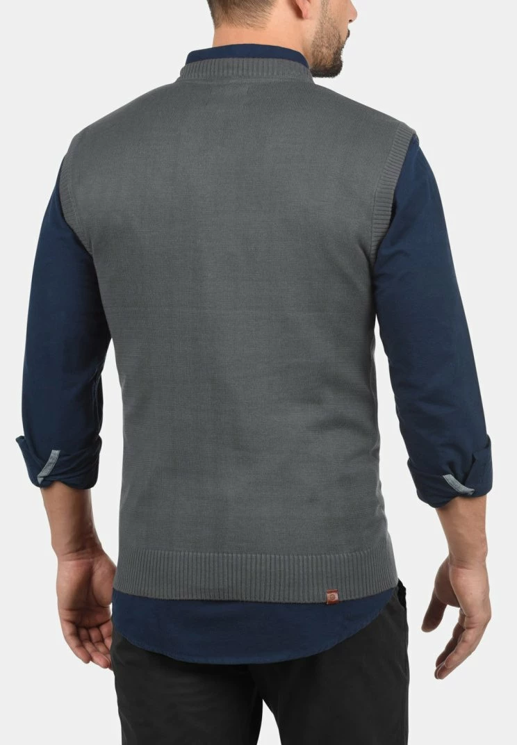 Blend Bhlennardo - Chaleco - Dark Grey 2 Blend Bhlennardo - Chaleco - Dark Grey - Imagen 2