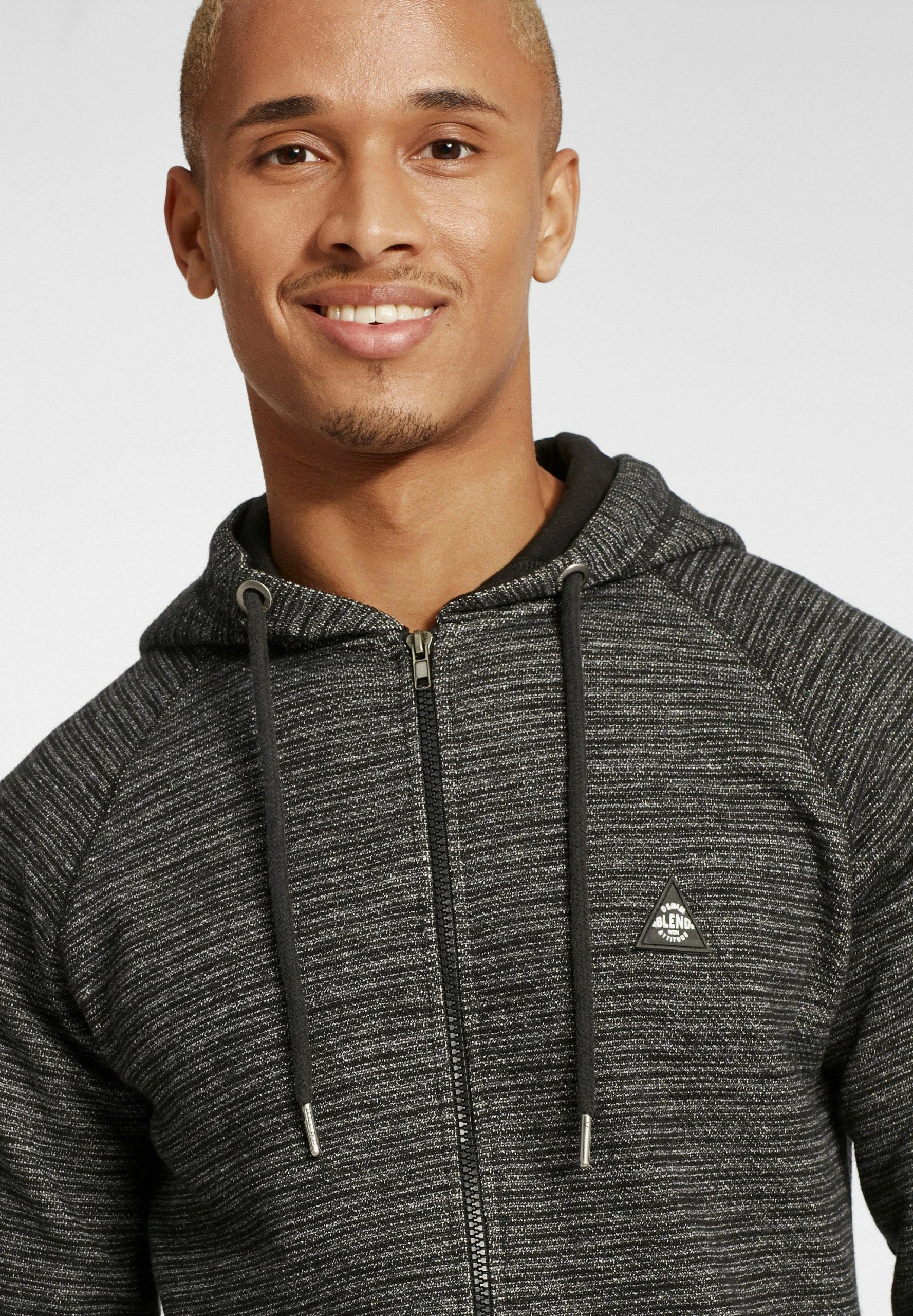 Blend Bhnuka - Sudadera Con Cremallera - Charcoal Mix 4 Blend Bhnuka - Sudadera Con Cremallera - Charcoal Mix - Imagen 4