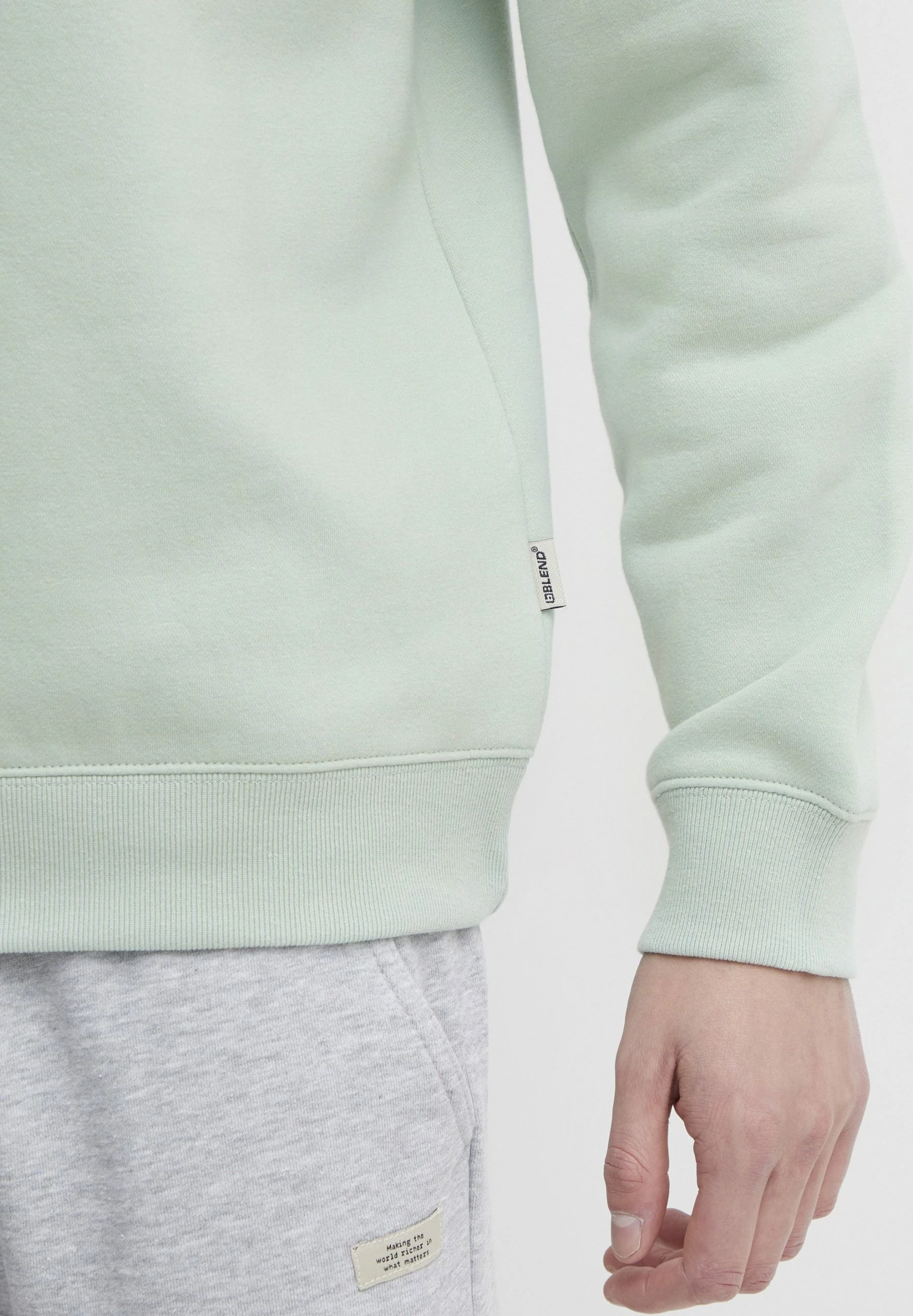 Blend Sudadera - Frosty Green 4 Blend Sudadera - Frosty Green - Imagen 4