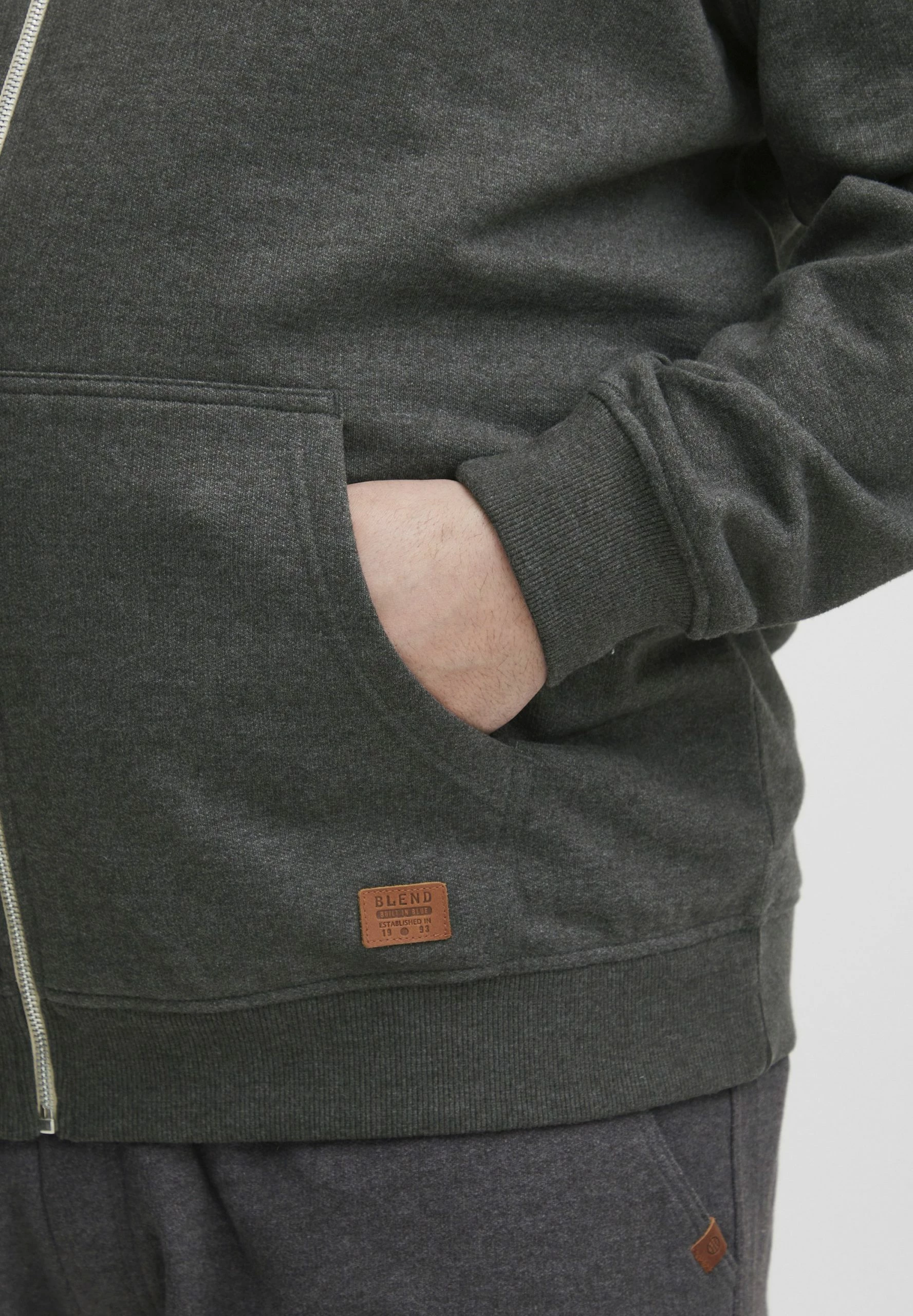 Blend Bhhulker Bt - Sudadera Con Cremallera - Charcoal Mix 5 Blend Bhhulker Bt - Sudadera Con Cremallera - Charcoal Mix - Imagen 5