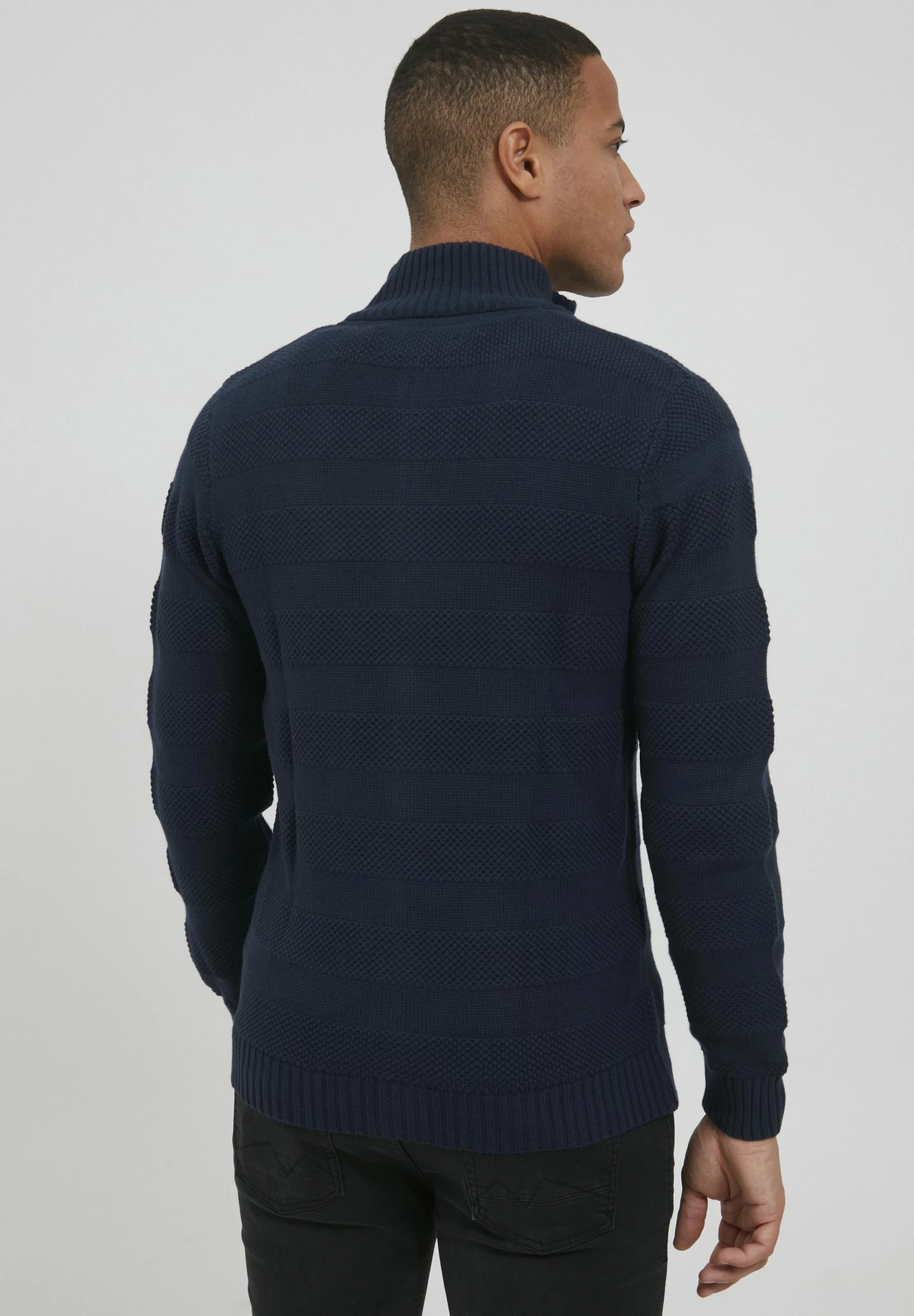 Blend Bhgalmaro - Chaqueta De Punto - Dark Blue 3 Blend Bhgalmaro - Chaqueta De Punto - Dark Blue - Imagen 3