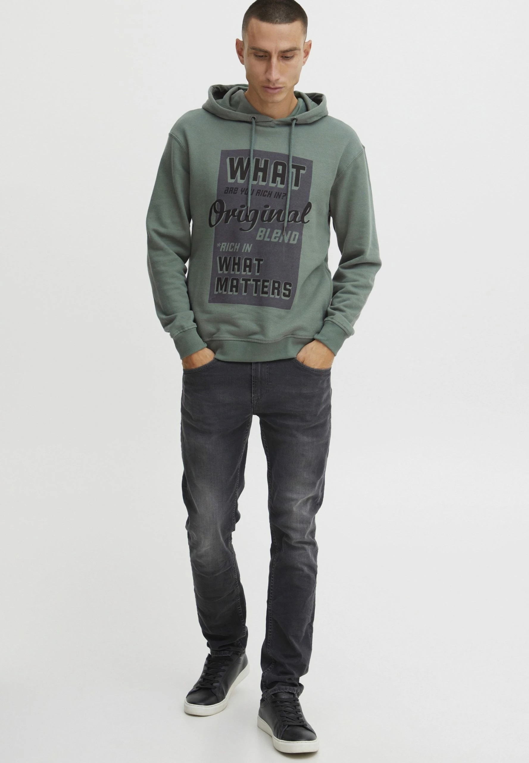 Blend Sudadera - Duck Green 1 Blend Sudadera - Duck Green