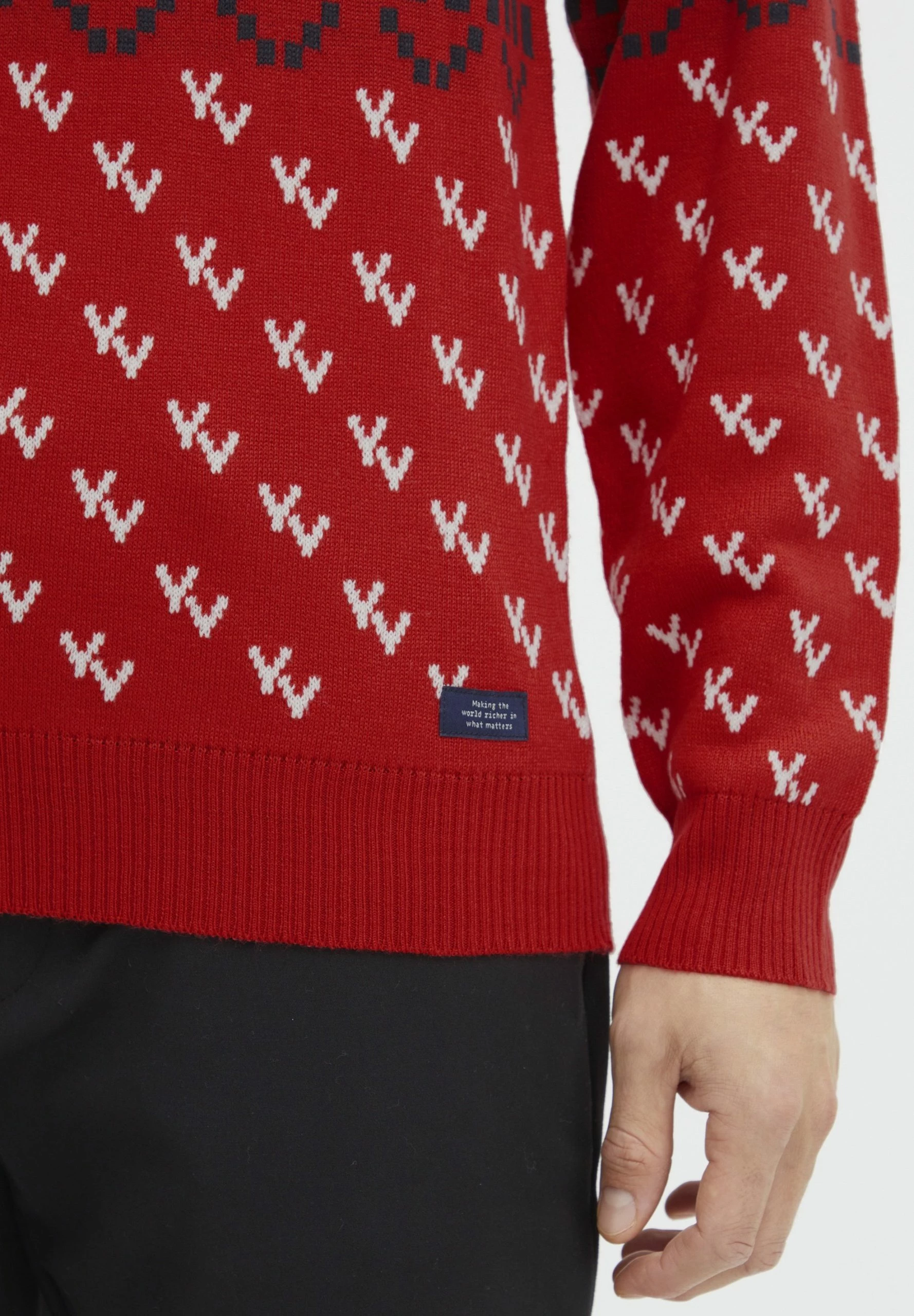 Blend Christmas - Jersey De Punto - Mars Red 5 Blend Christmas - Jersey De Punto - Mars Red - Imagen 5