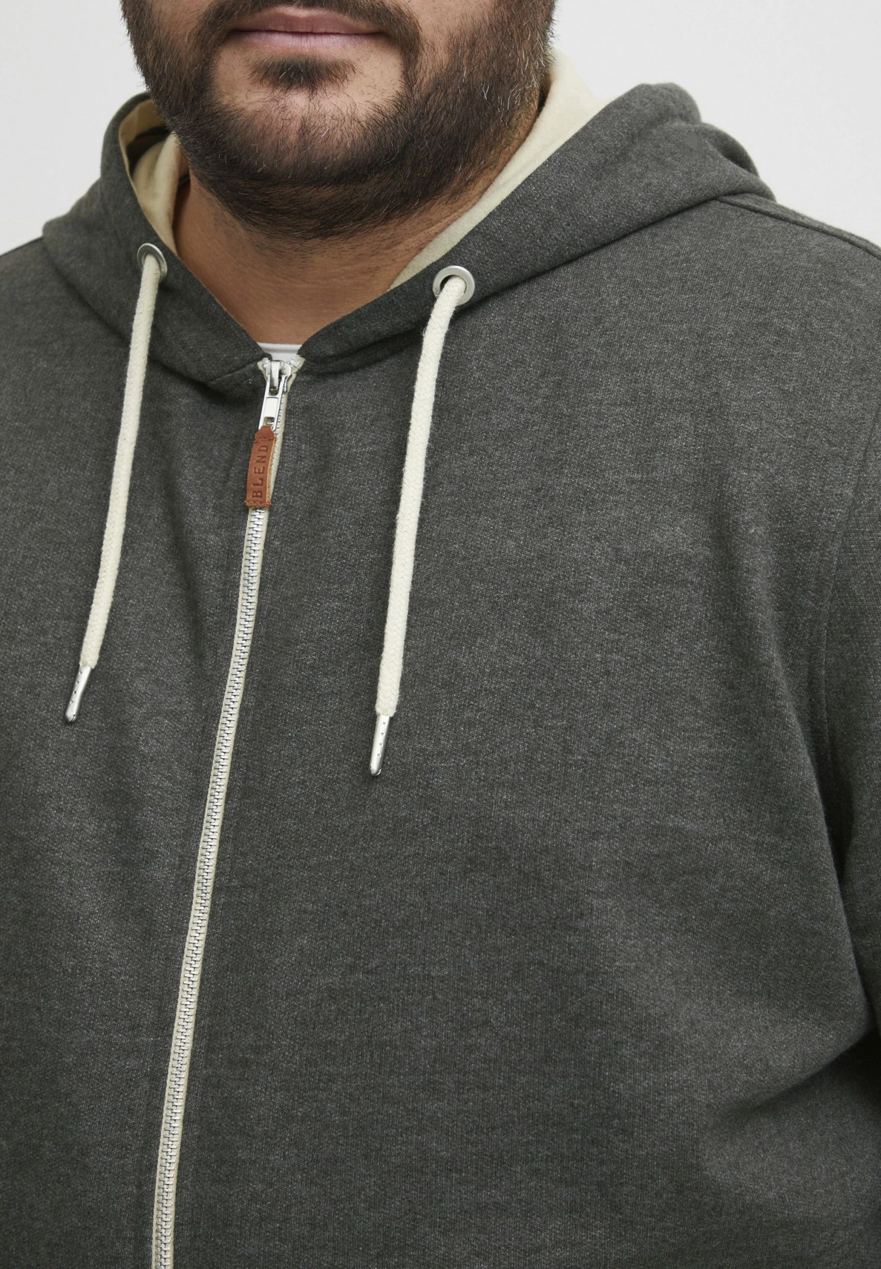 Blend Bhhulker Bt - Sudadera Con Cremallera - Charcoal Mix 4 Blend Bhhulker Bt - Sudadera Con Cremallera - Charcoal Mix - Imagen 4