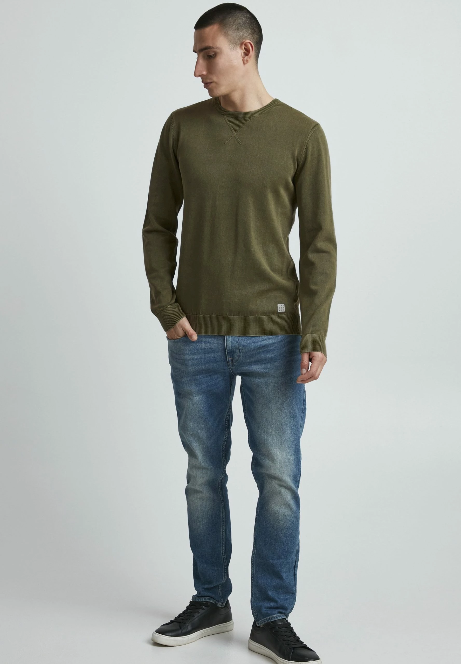 Blend Bhpullover - Jersey De Punto - Olive Night 2 Blend Bhpullover - Jersey De Punto - Olive Night - Imagen 2
