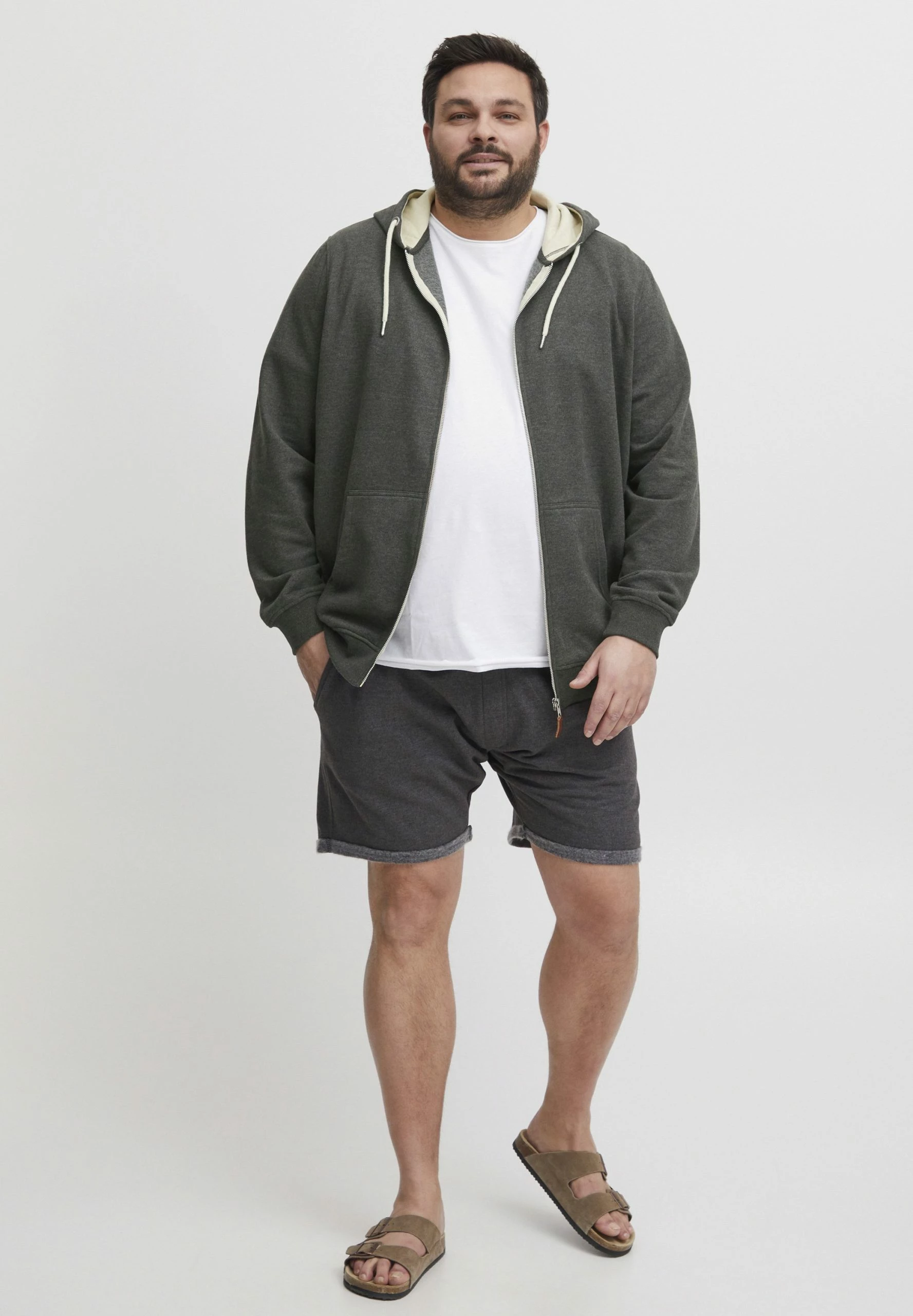 Blend Bhhulker Bt - Sudadera Con Cremallera - Charcoal Mix 2 Blend Bhhulker Bt - Sudadera Con Cremallera - Charcoal Mix - Imagen 2