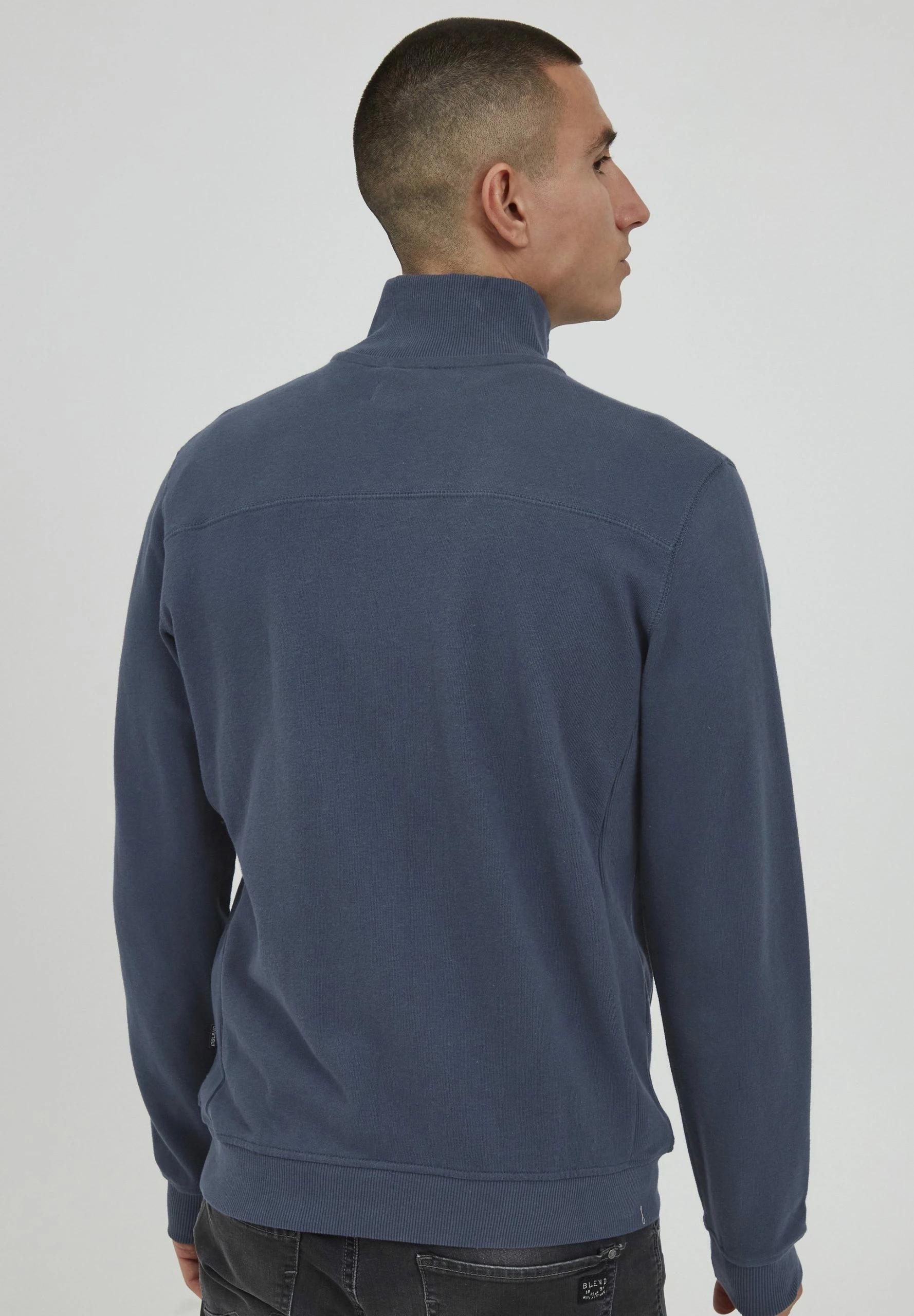 Blend Bhbhavebury Zipthrough Sweatshirt - Chaqueta De Punto - Dress Blues 3 Blend Bhbhavebury Zipthrough Sweatshirt - Chaqueta De Punto - Dress Blues - Imagen 3