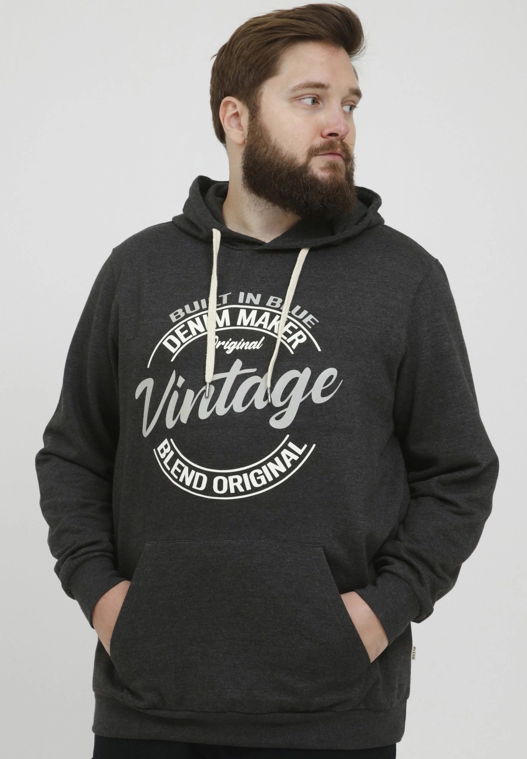 Blend Bhtobias Bt - Jersey Con Capucha - Charcoal Mix 1 Blend Bhtobias Bt - Jersey Con Capucha - Charcoal Mix