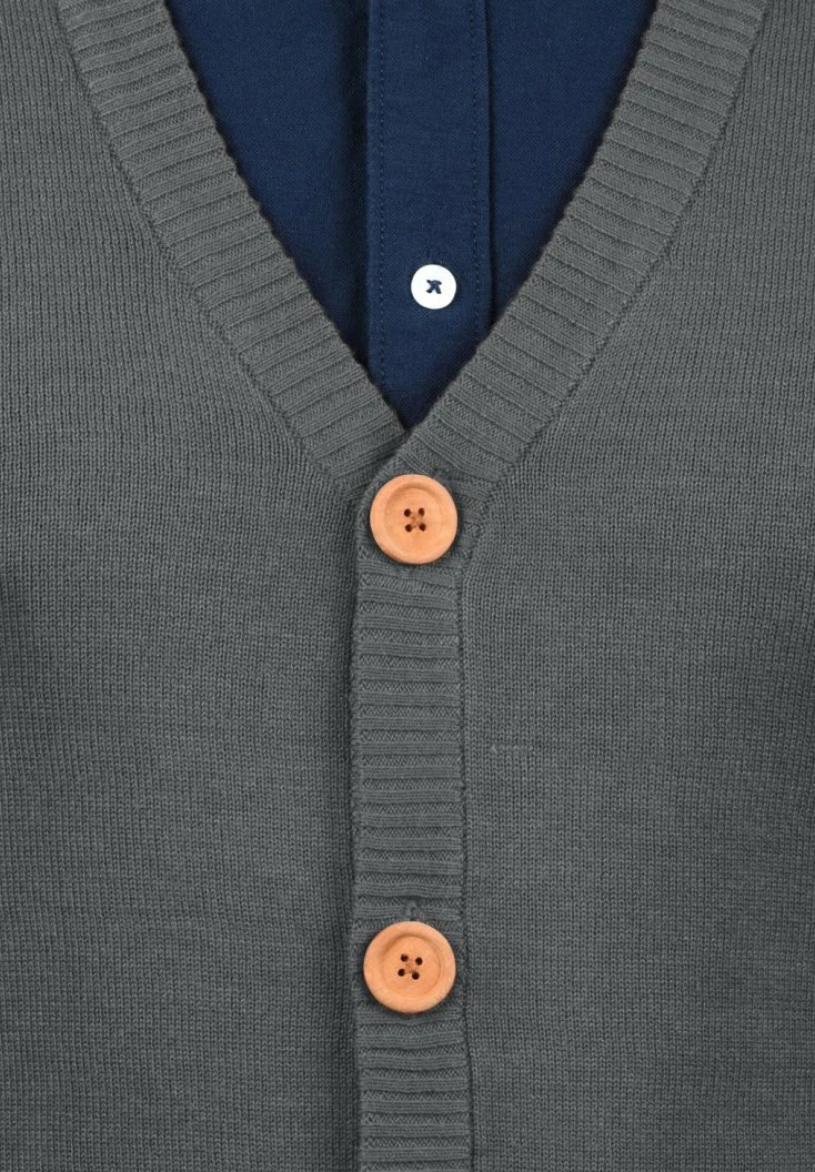 Blend Bhlennardo - Chaleco - Dark Grey 3 Blend Bhlennardo - Chaleco - Dark Grey - Imagen 3