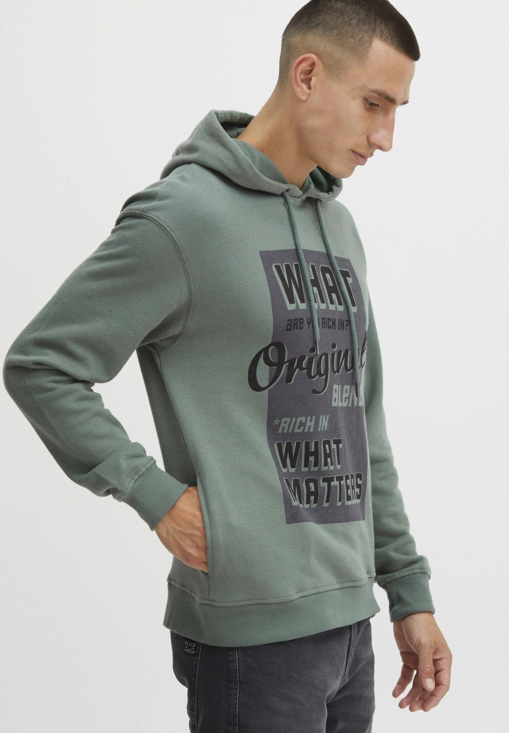 Blend Sudadera - Duck Green 5 Blend Sudadera - Duck Green - Imagen 5