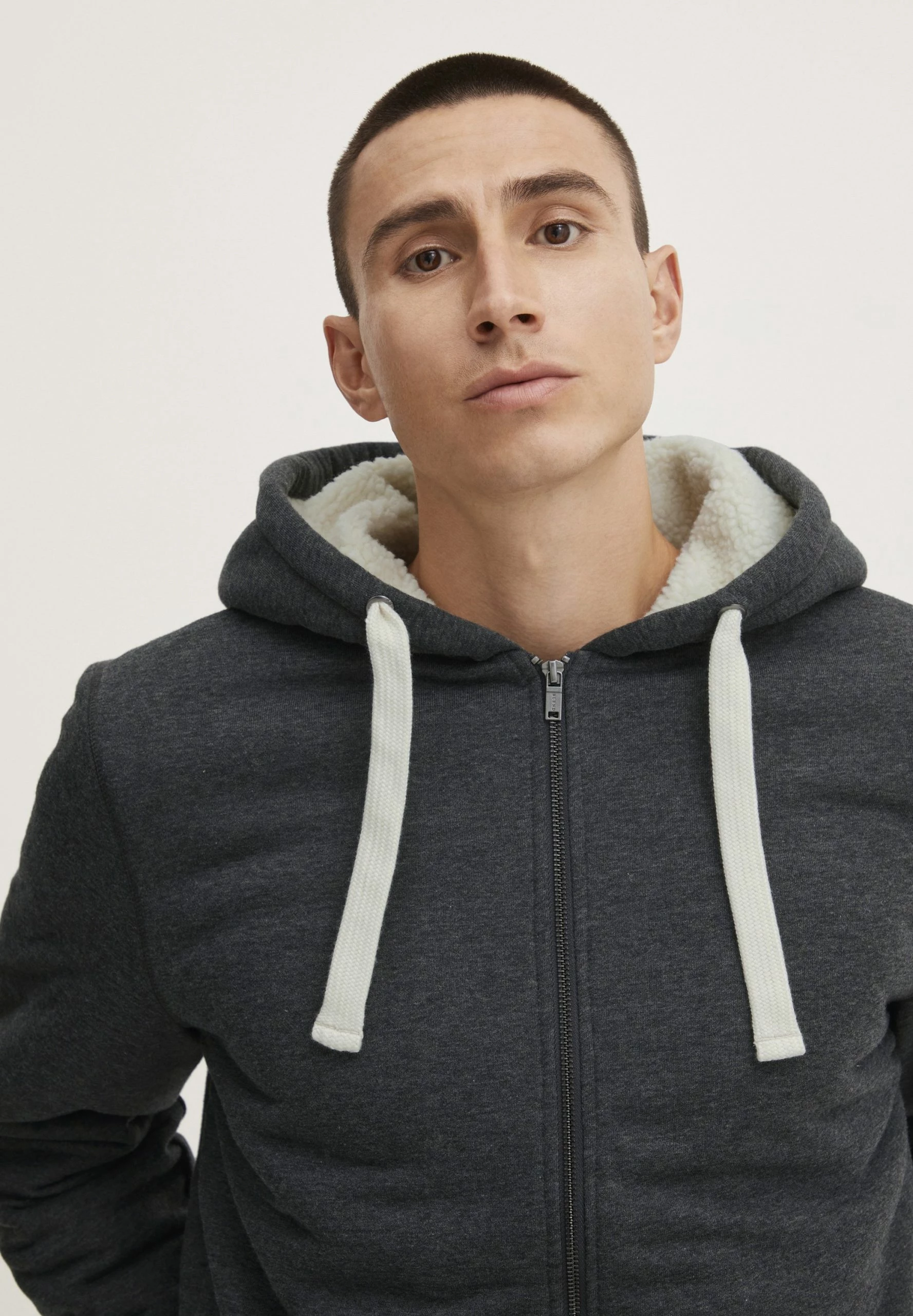 Blend Sudadera Con Cremallera - Charcoal Mix 6 Blend Sudadera Con Cremallera - Charcoal Mix - Imagen 6