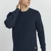 Blend Bhcodford Crew - Jersey De Punto - Dress Blues