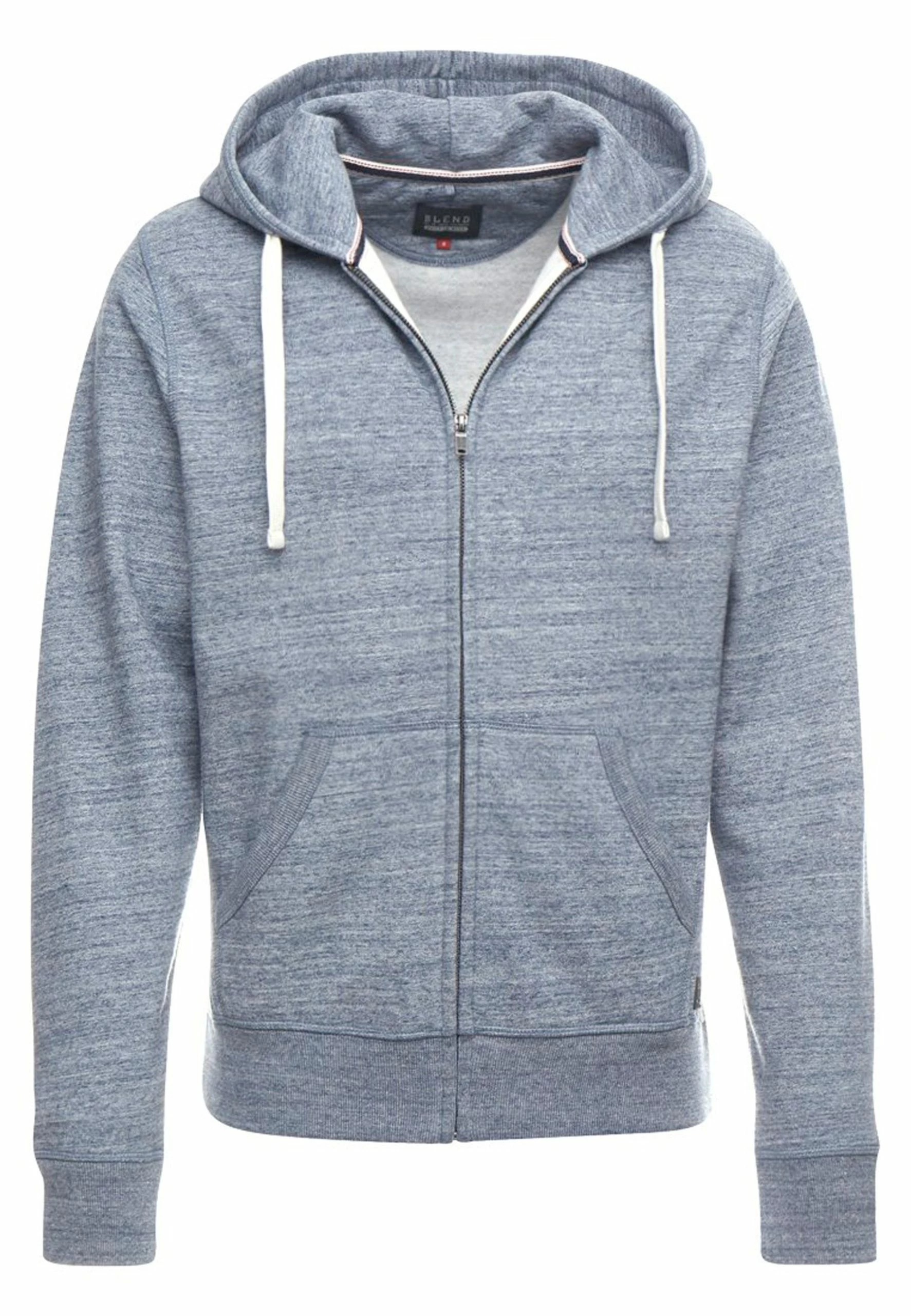 Blend Bhbhalton Zipthrough Sweatshirt - Sudadera Con Cremallera - Dark Navy Blue 4 Blend Bhbhalton Zipthrough Sweatshirt - Sudadera Con Cremallera - Dark Navy Blue - Imagen 4