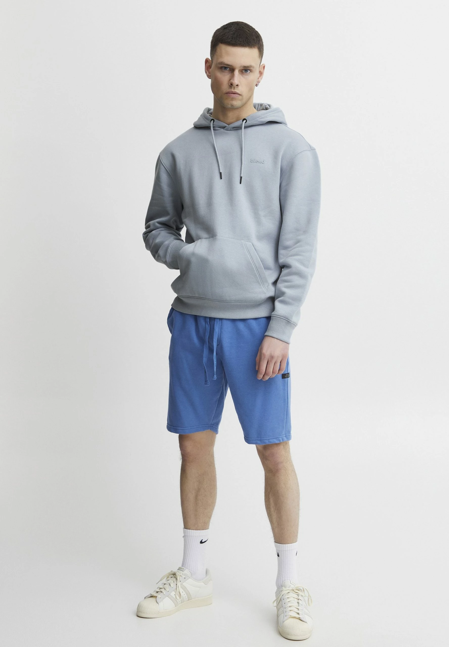 Blend Downtonbh - Jersey Con Capucha - Dusty Blue 2 Blend Downtonbh - Jersey Con Capucha - Dusty Blue - Imagen 2