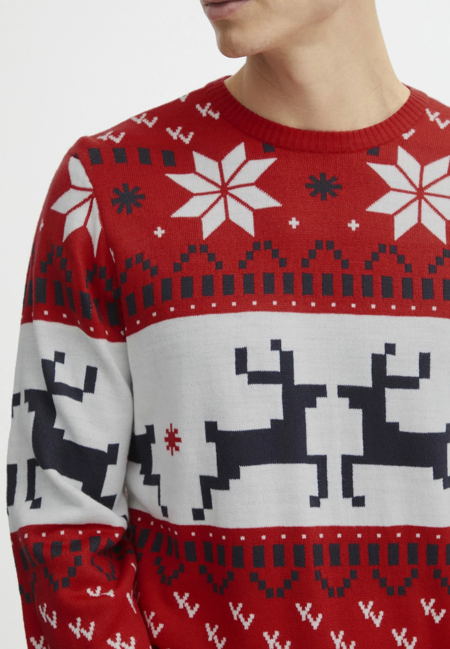 Blend Christmas - Jersey De Punto - Mars Red 4 Blend Christmas - Jersey De Punto - Mars Red - Imagen 4