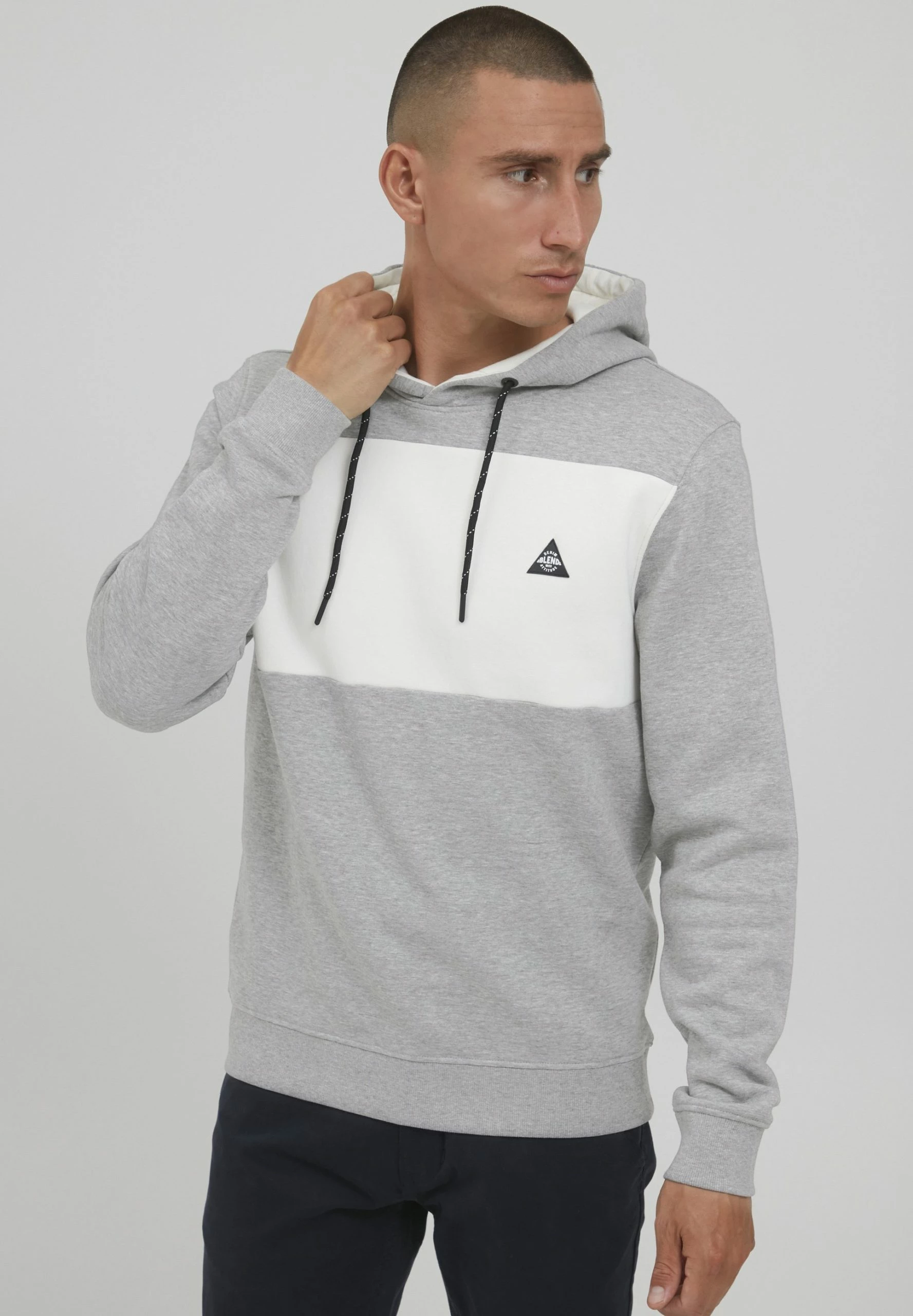 Blend Bhnevio - Jersey Con Capucha - Stone Mix 1 Blend Bhnevio - Jersey Con Capucha - Stone Mix