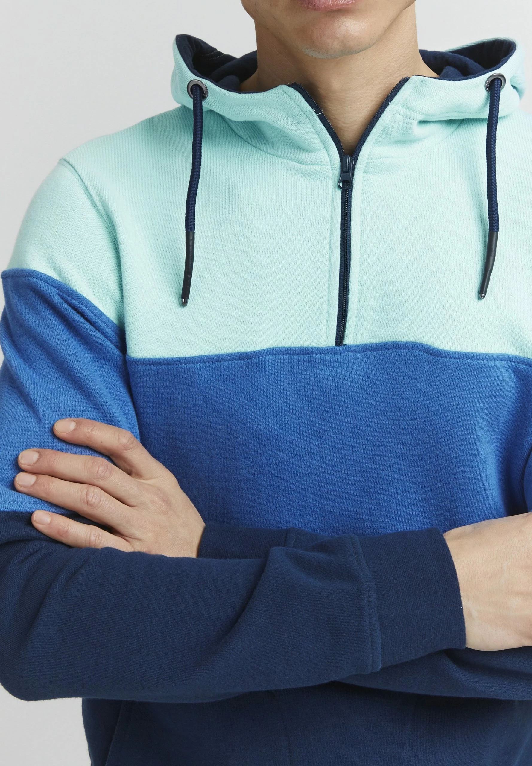 Blend Jersey Con Capucha - Canal Blue 4 Blend Jersey Con Capucha - Canal Blue - Imagen 4