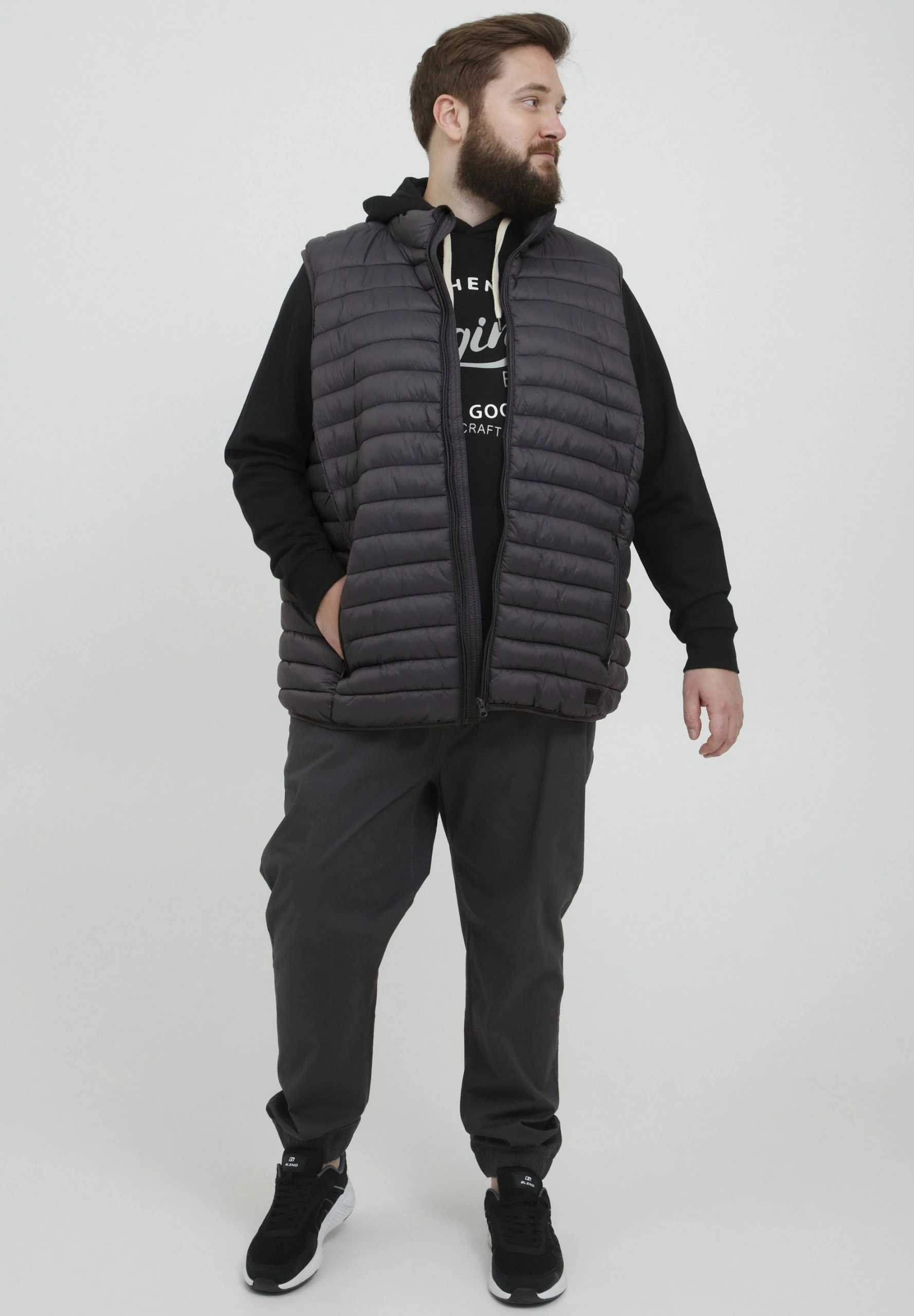 Blend Bhnille Bt - Chaleco - Ebony 2 Blend Bhnille Bt - Chaleco - Ebony - Imagen 2