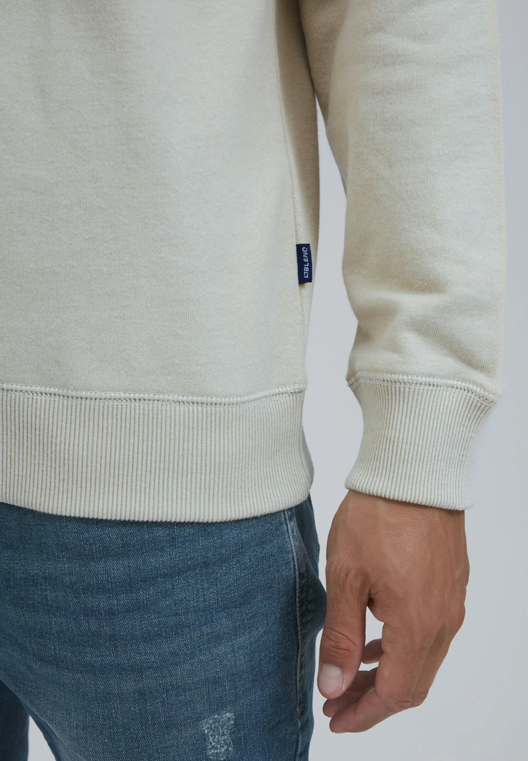 Blend Bhravin - Sudadera - Oyster Gray 5 Blend Bhravin - Sudadera - Oyster Gray - Imagen 5