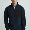Blend Bhsweatshirt - Forro Polar - Dress Blues