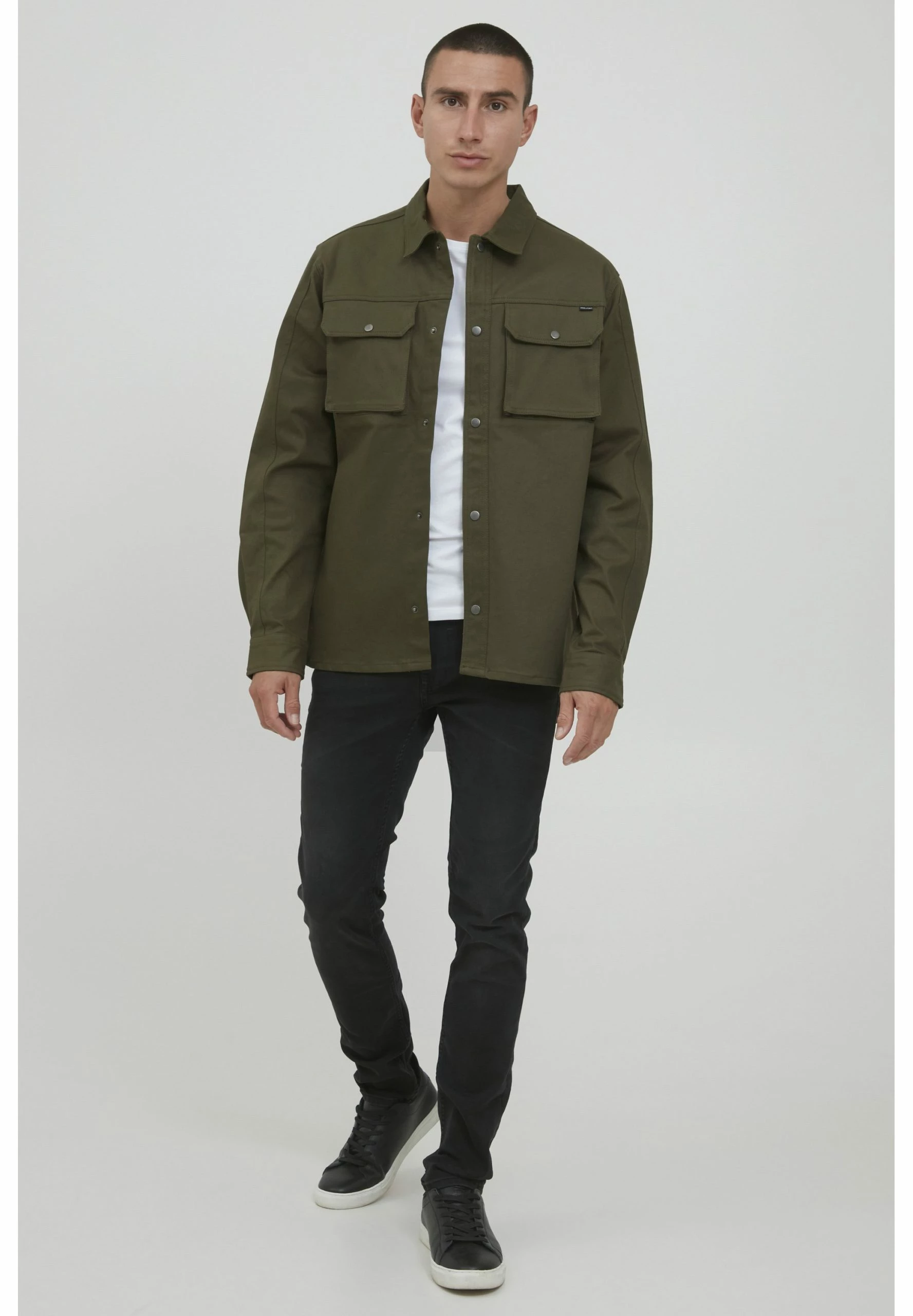 Blend Bhouterwear - Chaqueta Fina - Olive Night 2 Blend Bhouterwear - Chaqueta Fina - Olive Night - Imagen 2