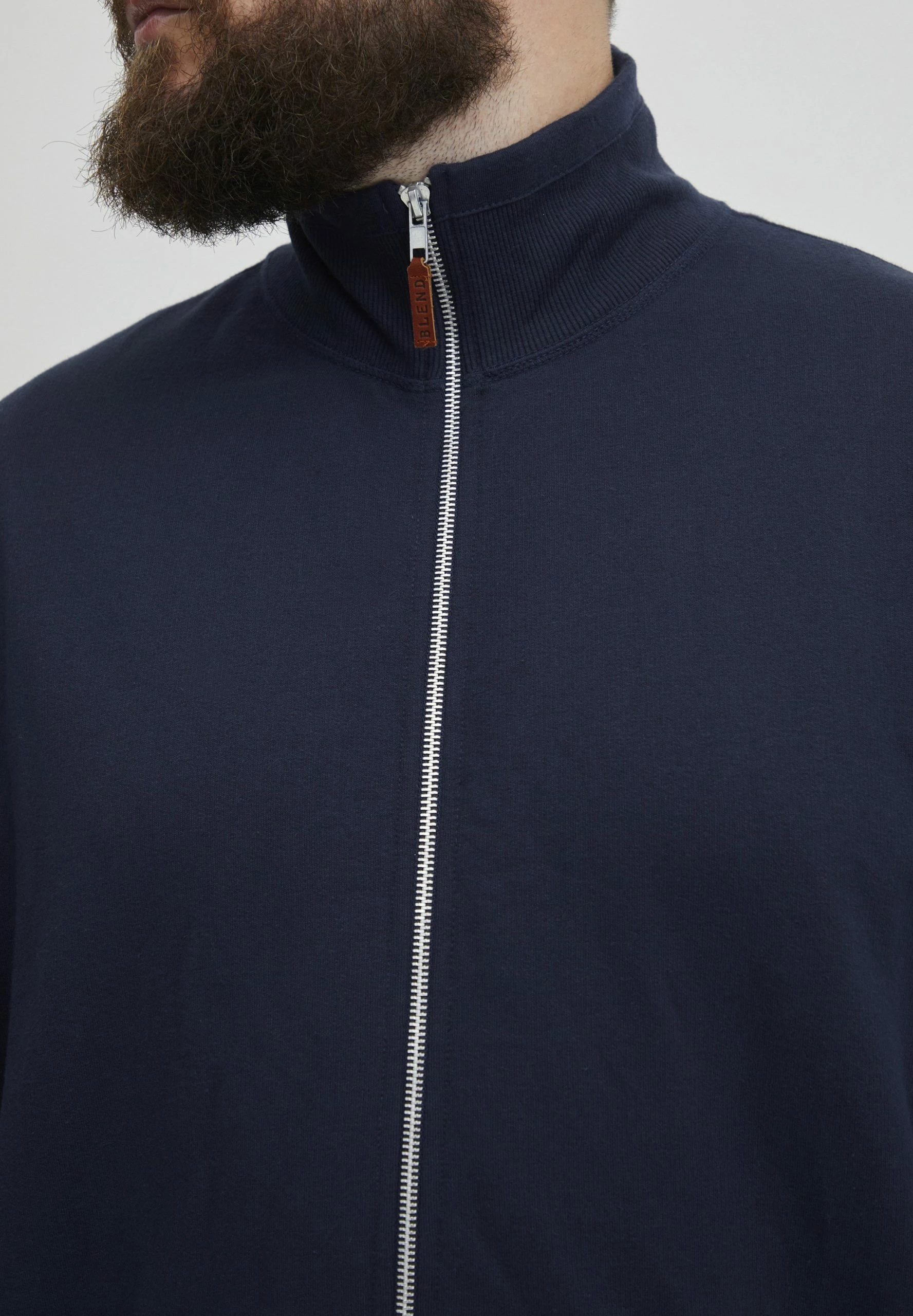 Blend Bhalio Bt - Sudadera Con Cremallera - Dress Blues 4 Blend Bhalio Bt - Sudadera Con Cremallera - Dress Blues - Imagen 4
